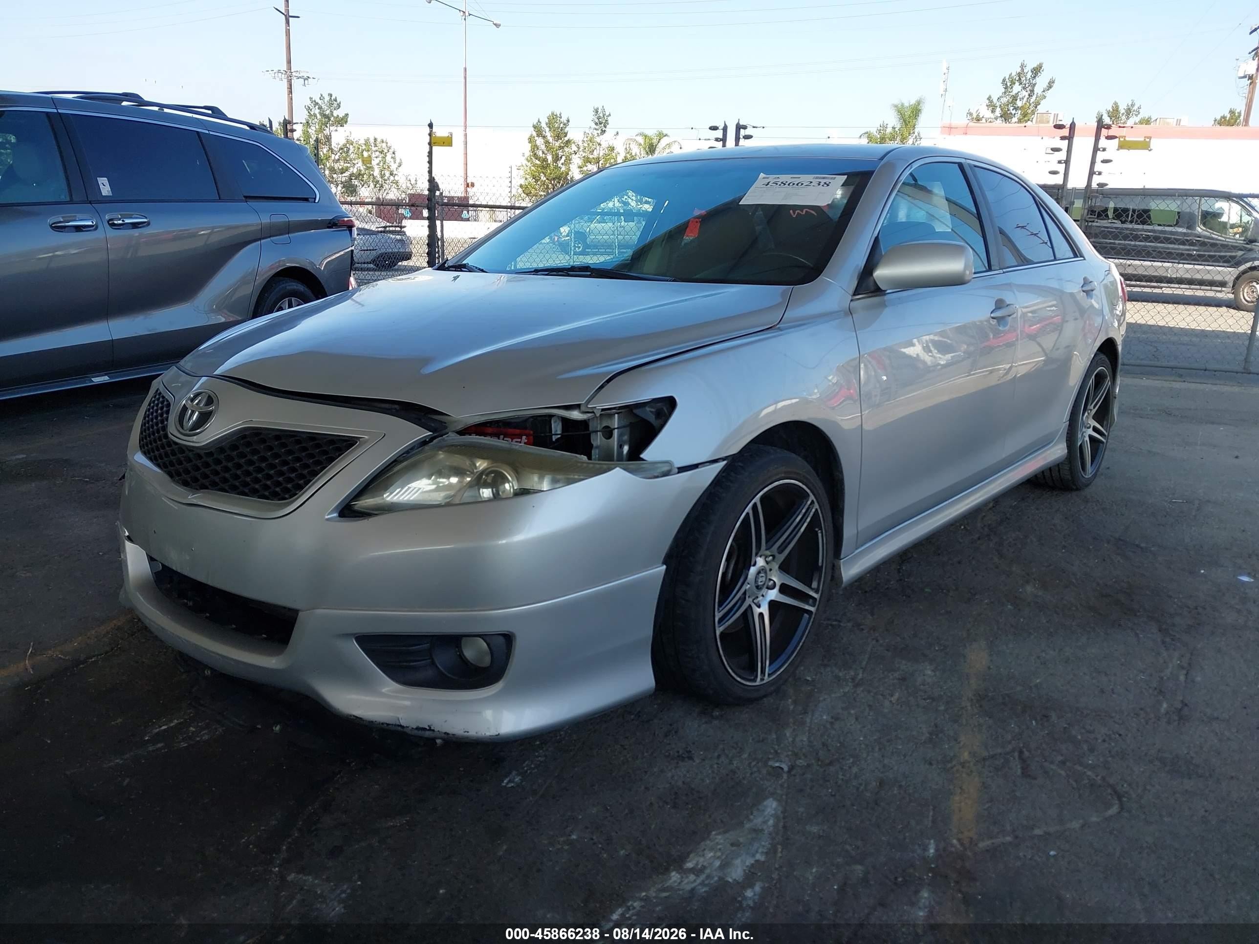 2011 Toyota Camry Se Silver vin: 4T1BF3EK5BU213911