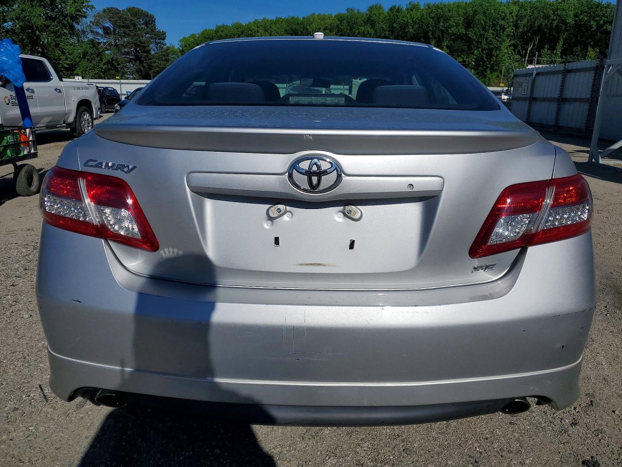 2011 Toyota Camry Se Silver vin: 4T1BF3EK5BU215691