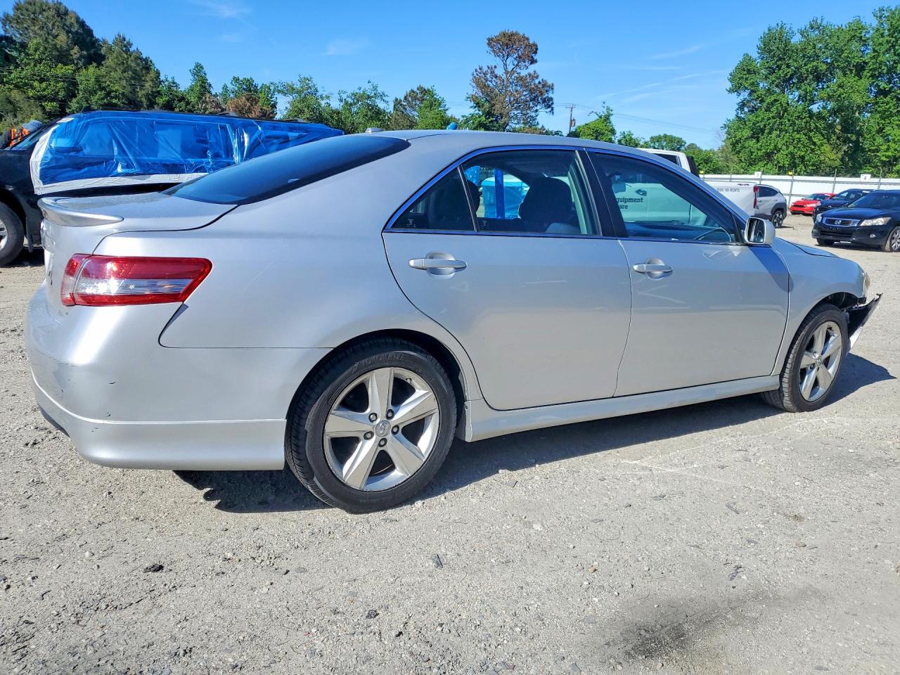 2011 Toyota Camry Se Silver vin: 4T1BF3EK5BU215691