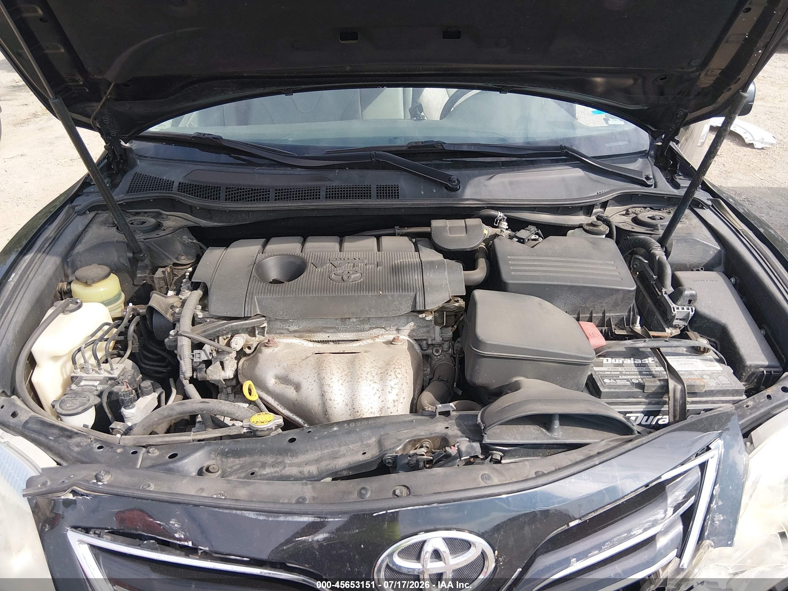 2011 Toyota Camry Xle Black vin: 4T1BF3EK5BU226108