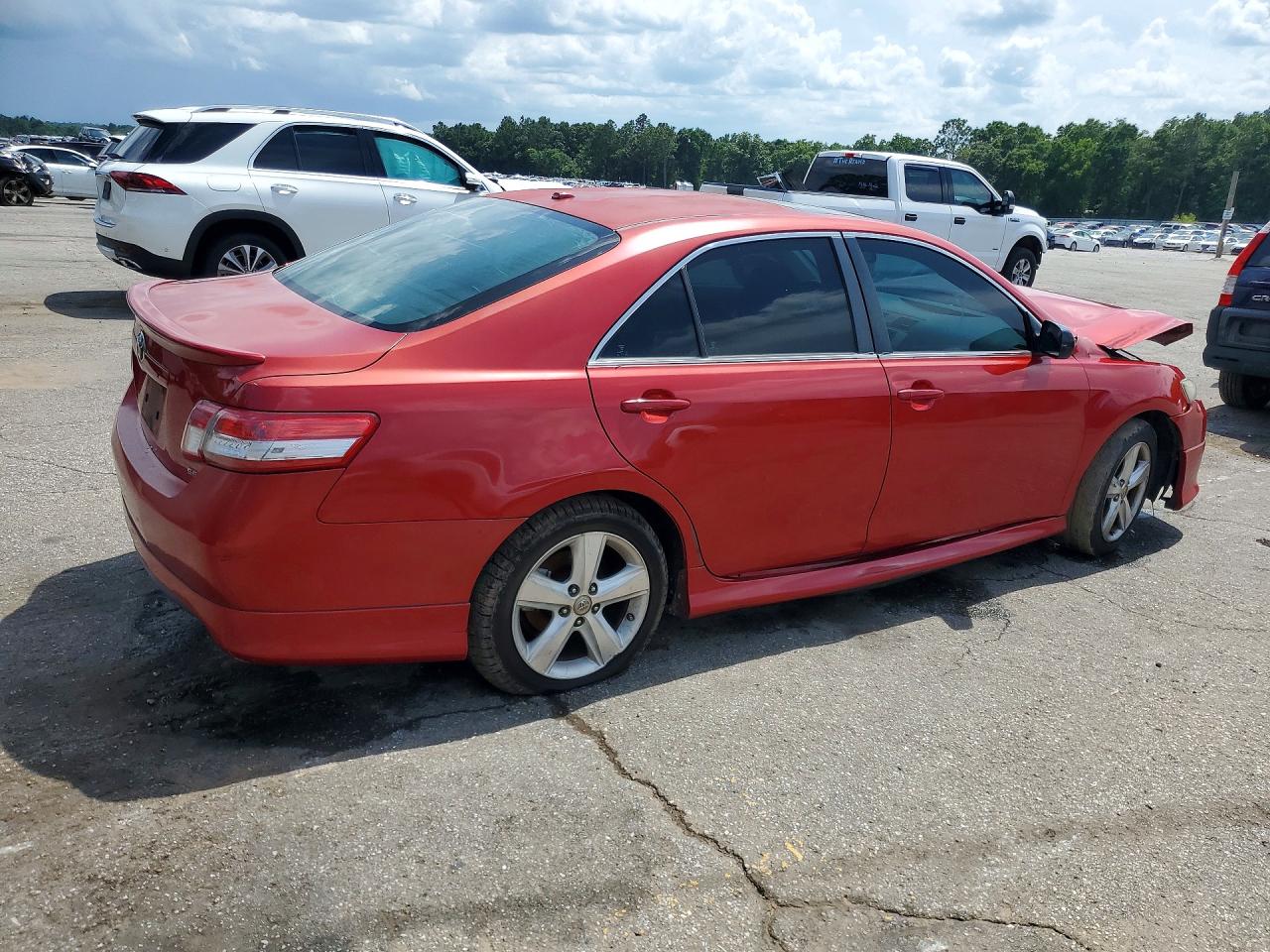 2011 Toyota Camry Se Red vin: 4T1BF3EK5BU638111