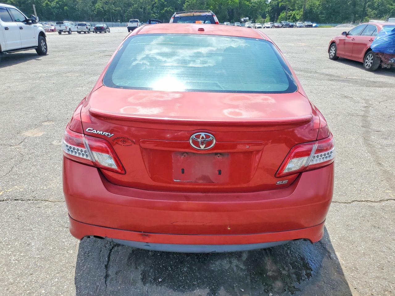2011 Toyota Camry Se Red vin: 4T1BF3EK5BU638111