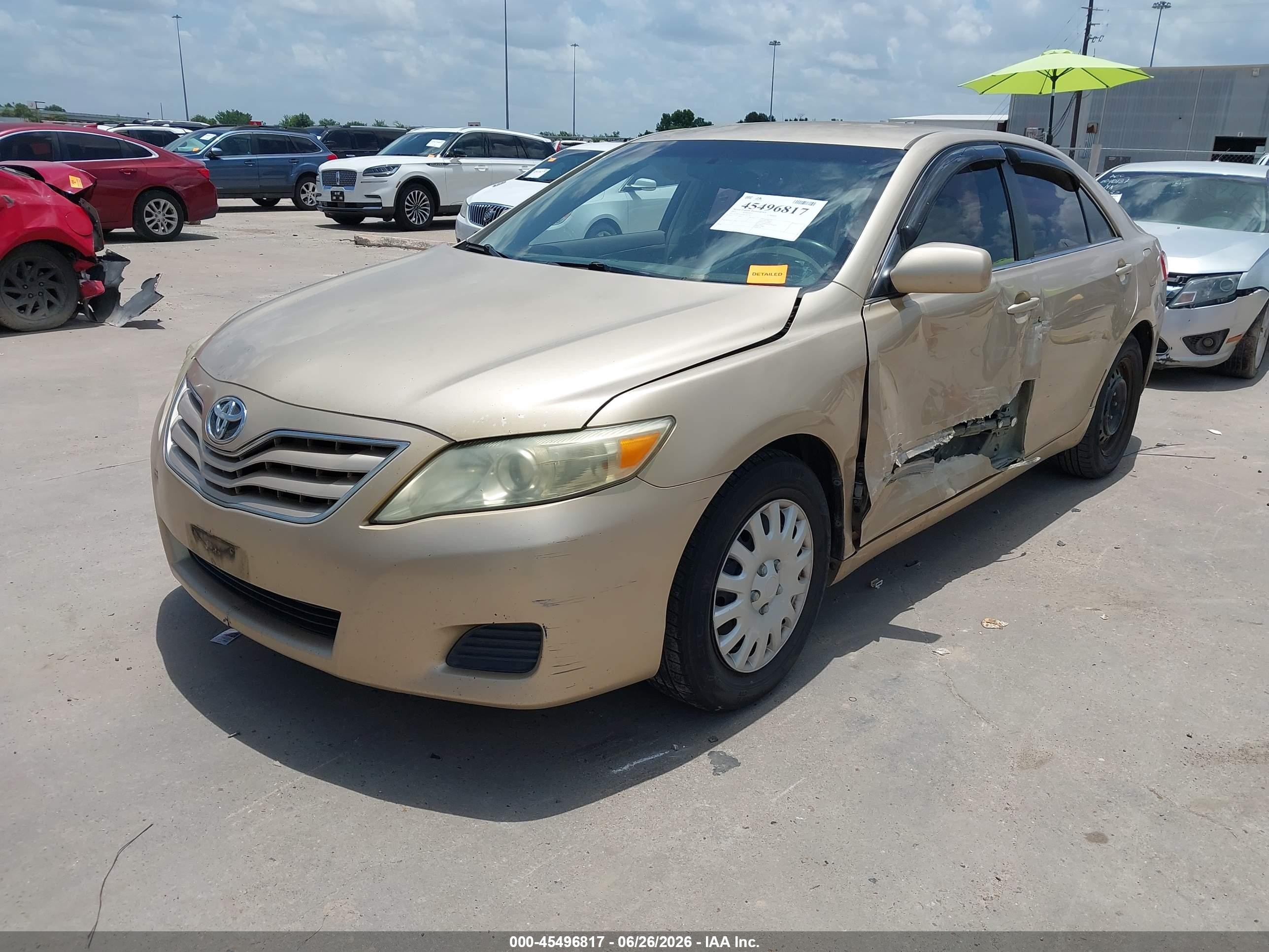 2011 Toyota Camry Le Коричневый vin: 4T1BF3EK5BU651263