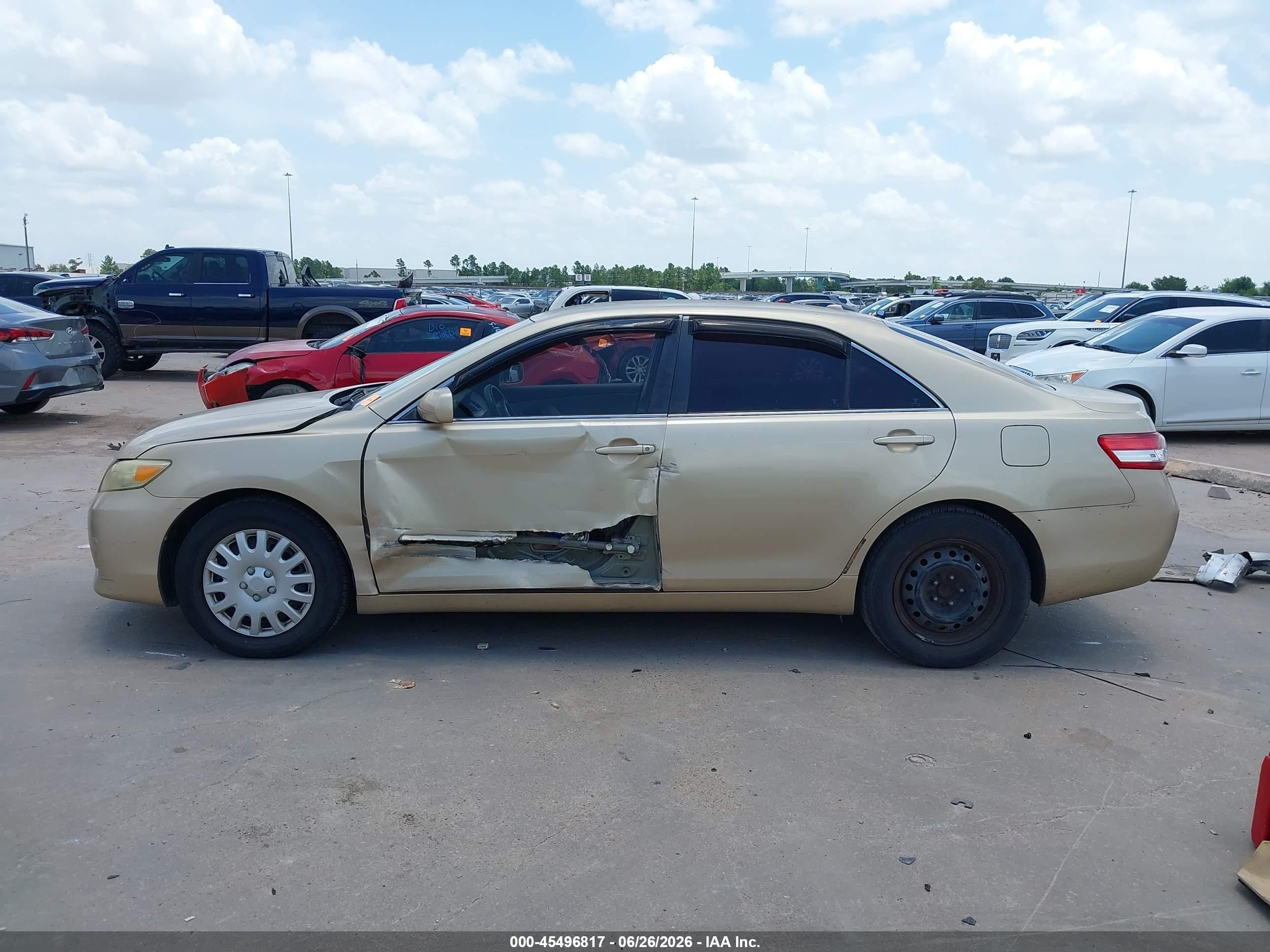 2011 Toyota Camry Le Коричневый vin: 4T1BF3EK5BU651263
