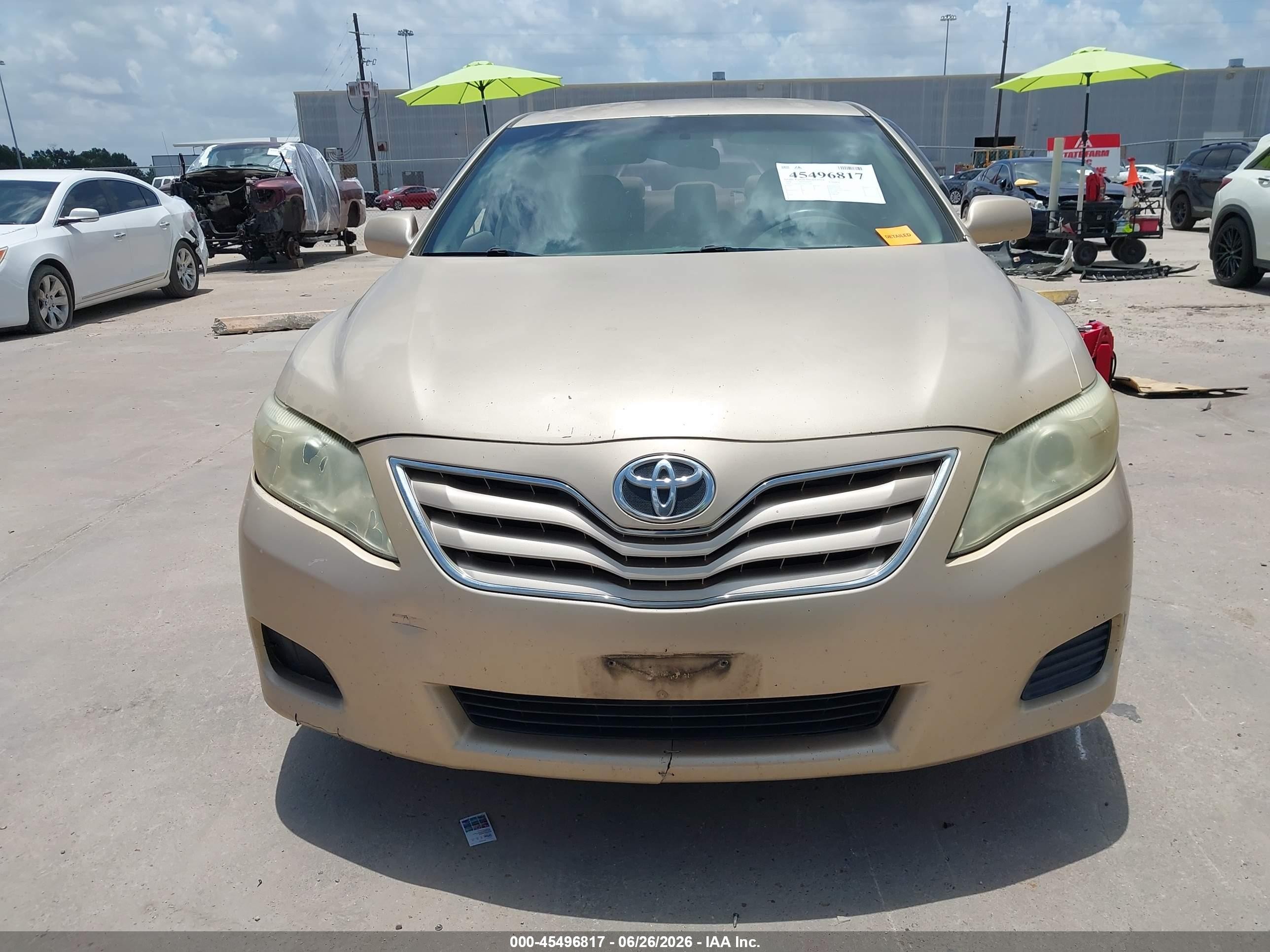2011 Toyota Camry Le Коричневый vin: 4T1BF3EK5BU651263