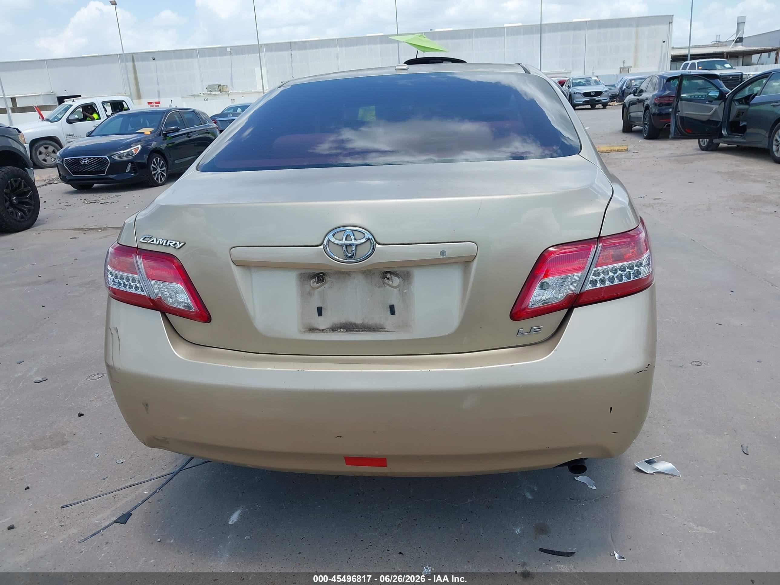 2011 Toyota Camry Le Коричневый vin: 4T1BF3EK5BU651263