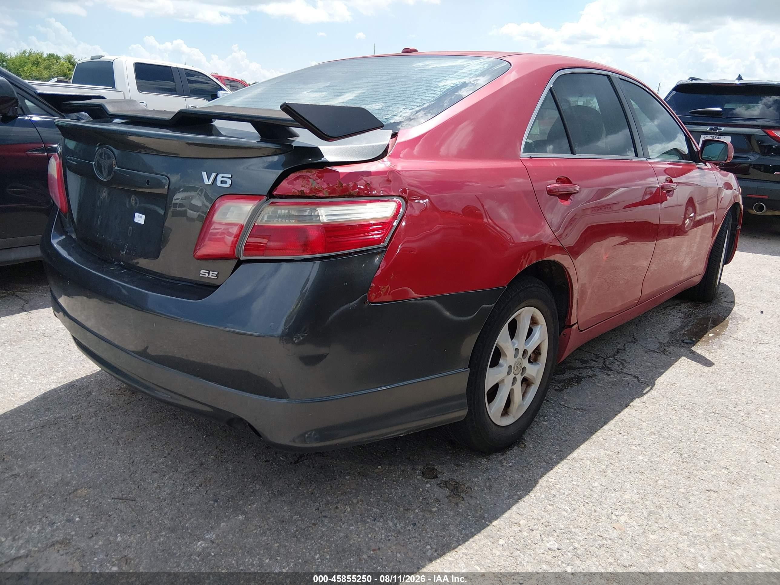 2011 Toyota Camry Le Красный vin: 4T1BF3EK5BU653188