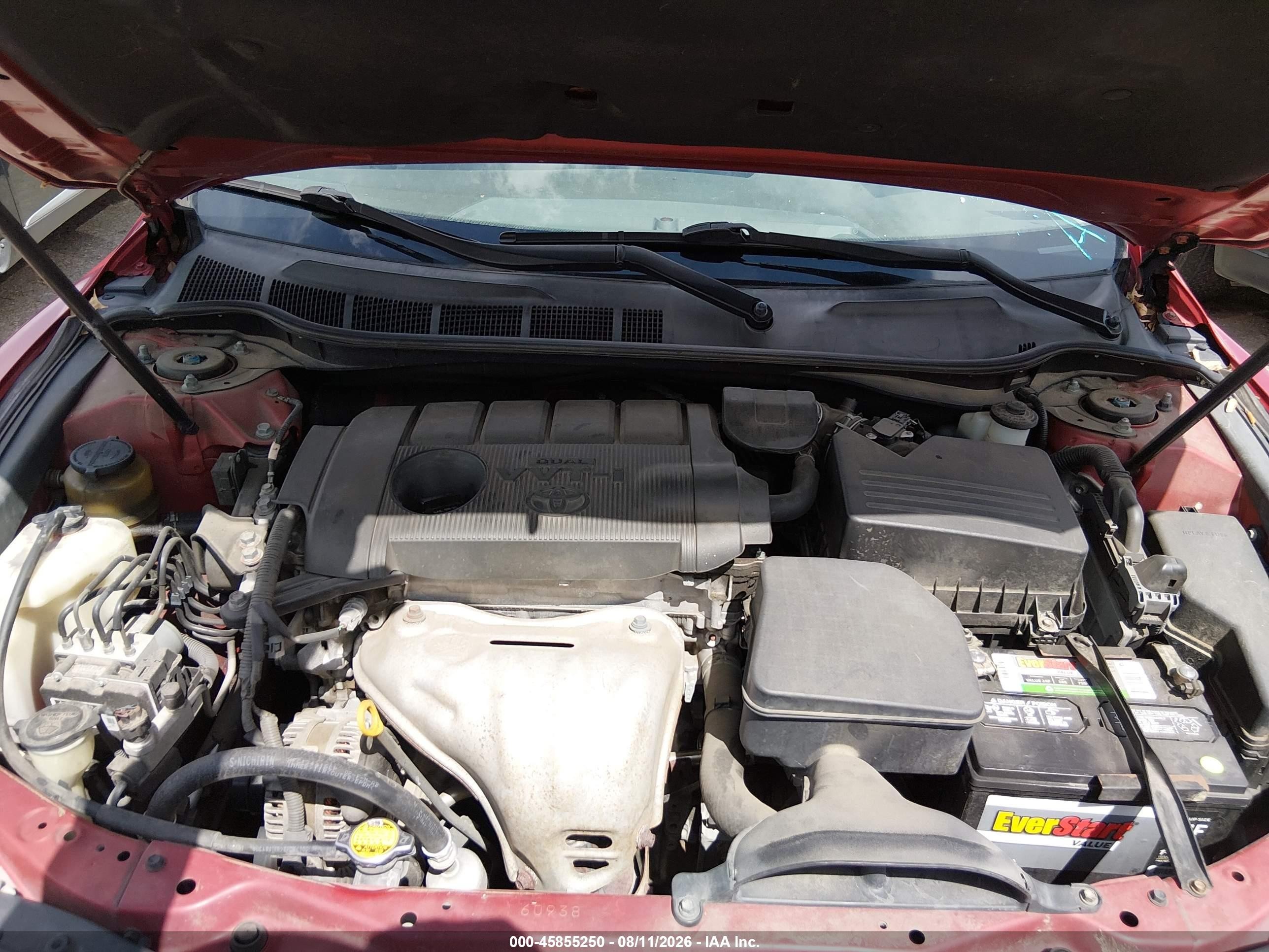 2011 Toyota Camry Le Красный vin: 4T1BF3EK5BU653188