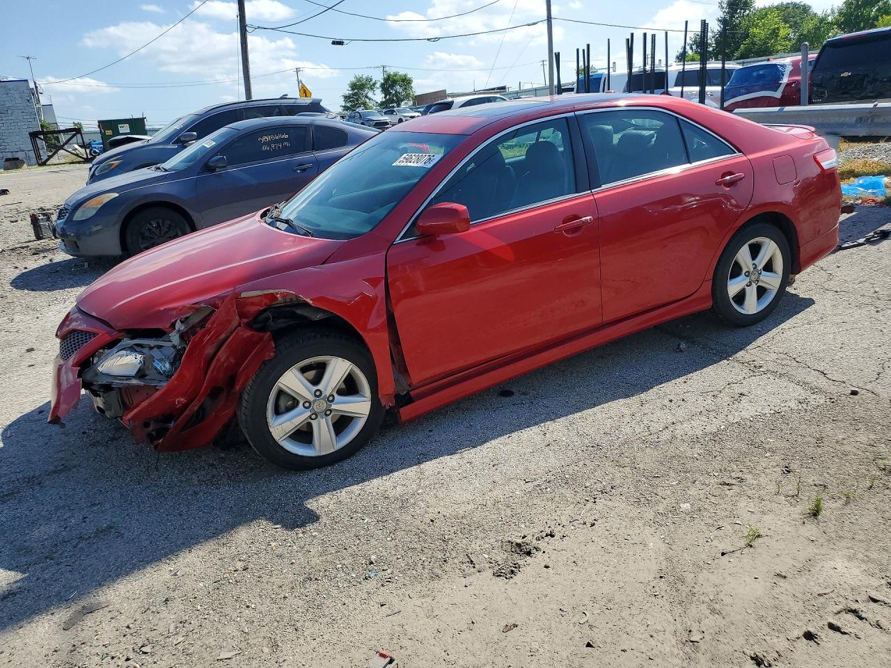 2011 Toyota Camry Se Red vin: 4T1BF3EK5BU661775