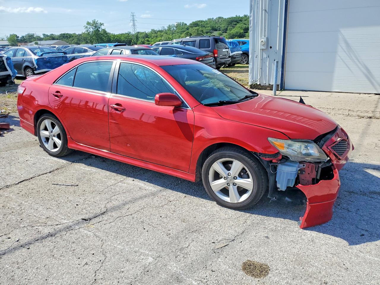 2011 Toyota Camry Se Red vin: 4T1BF3EK5BU661775