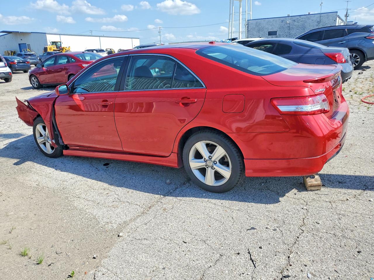 2011 Toyota Camry Se Red vin: 4T1BF3EK5BU661775