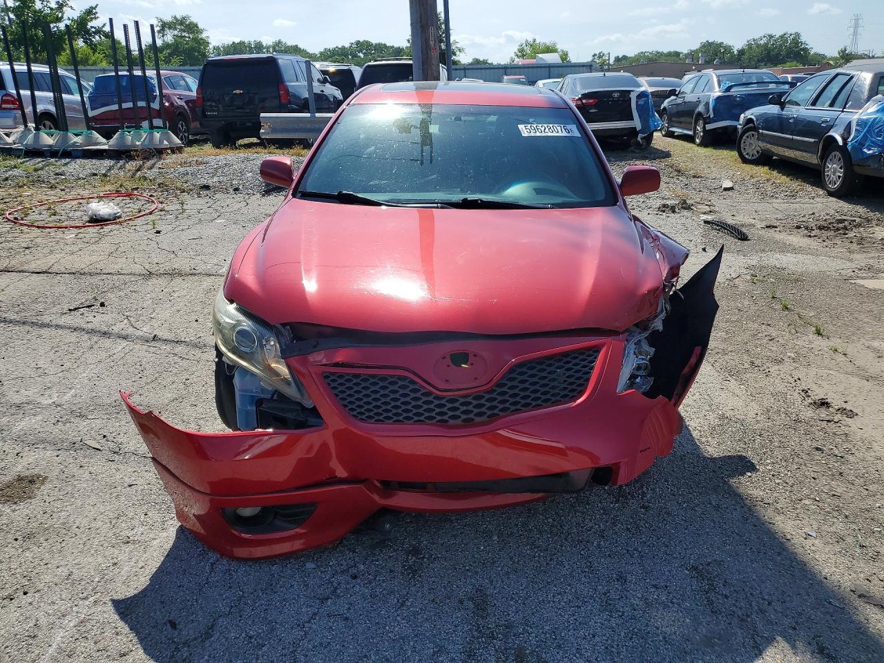 2011 Toyota Camry Se Red vin: 4T1BF3EK5BU661775