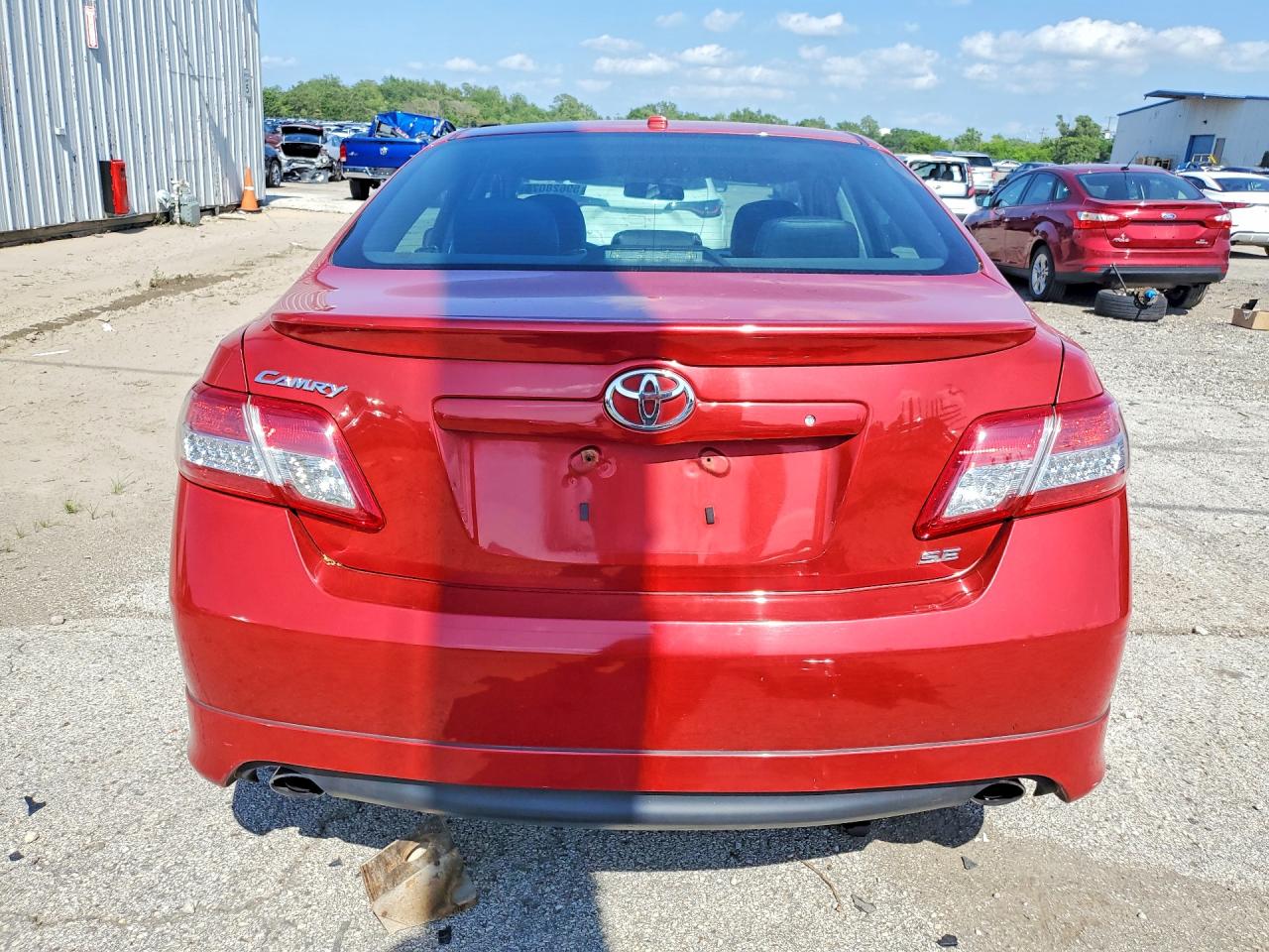 2011 Toyota Camry Se Red vin: 4T1BF3EK5BU661775