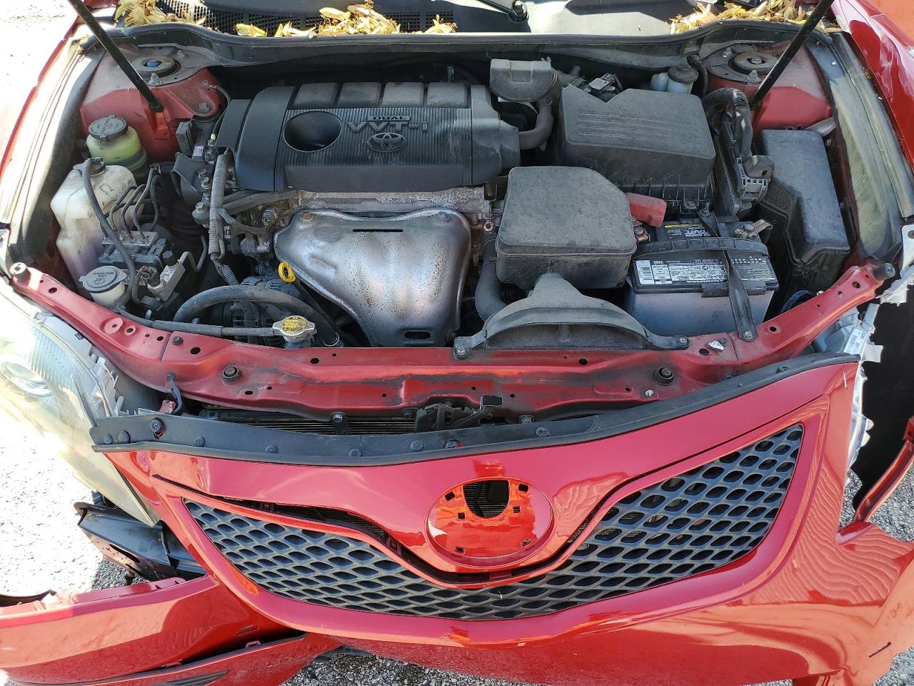 2011 Toyota Camry Se Red vin: 4T1BF3EK5BU661775