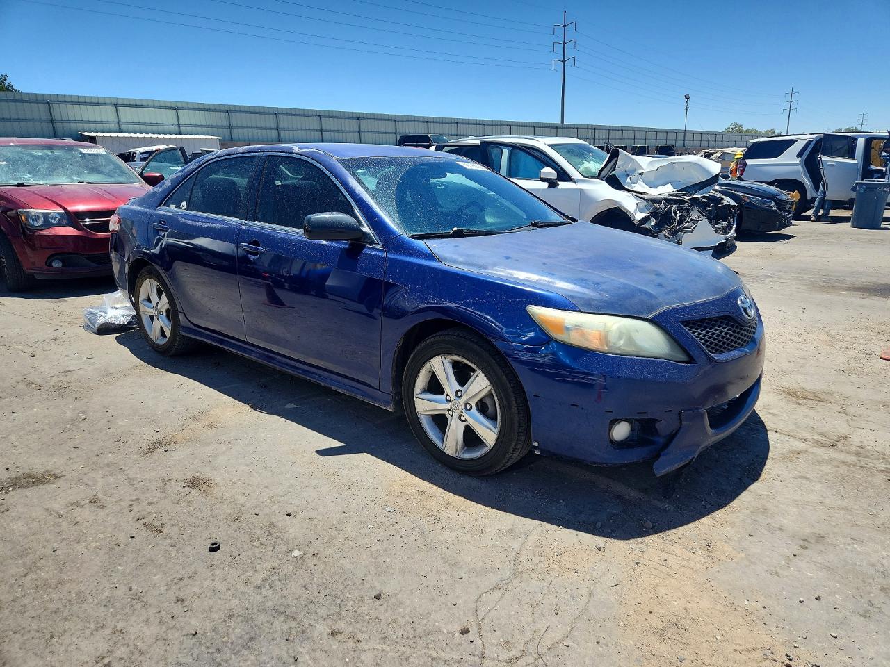2011 Toyota Camry Se Blue vin: 4T1BF3EK5BU679130