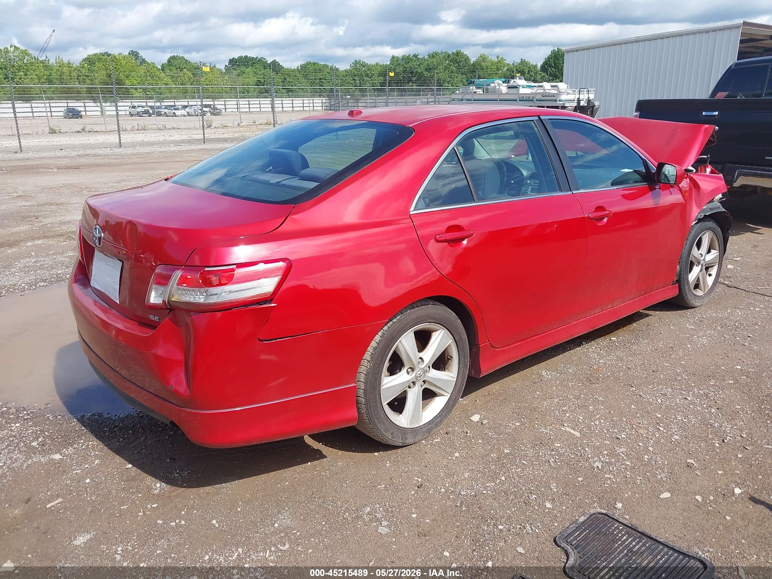 2011 Toyota Camry Se Red vin: 4T1BF3EK5BU680830