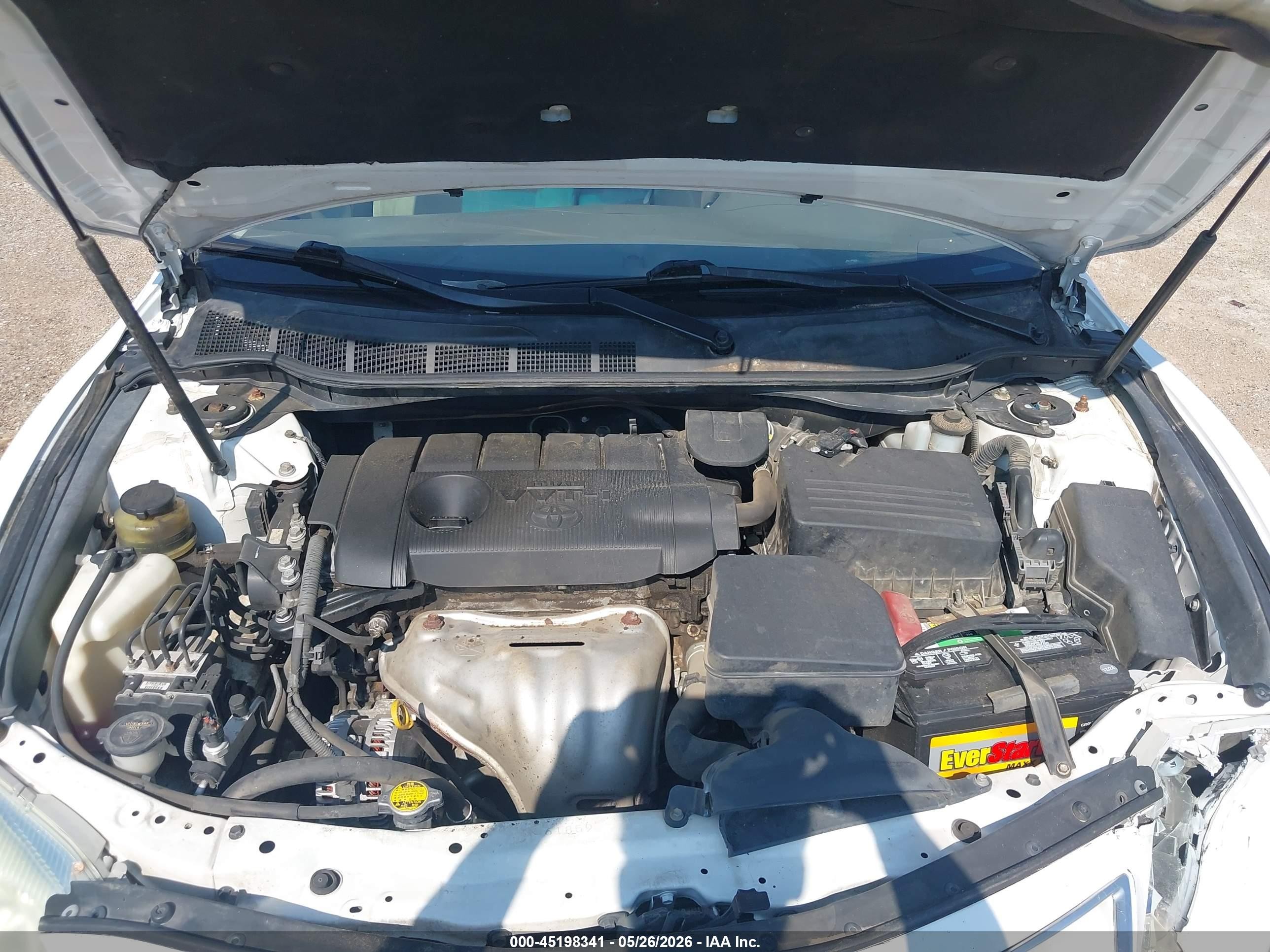 2011 Toyota Camry Le White vin: 4T1BF3EK5BU687101