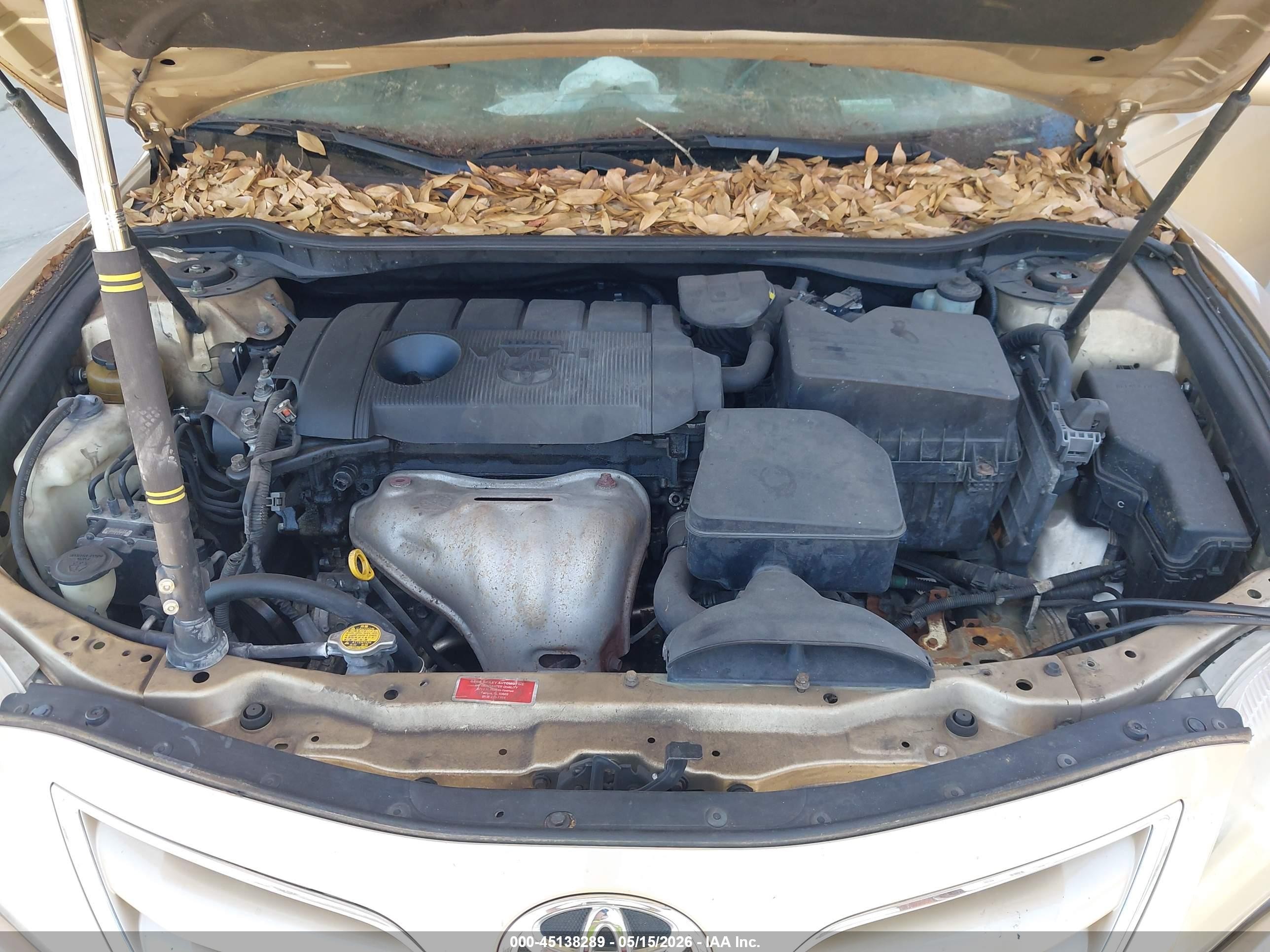 2011 Toyota Camry Le Золотой vin: 4T1BF3EK5BU696199