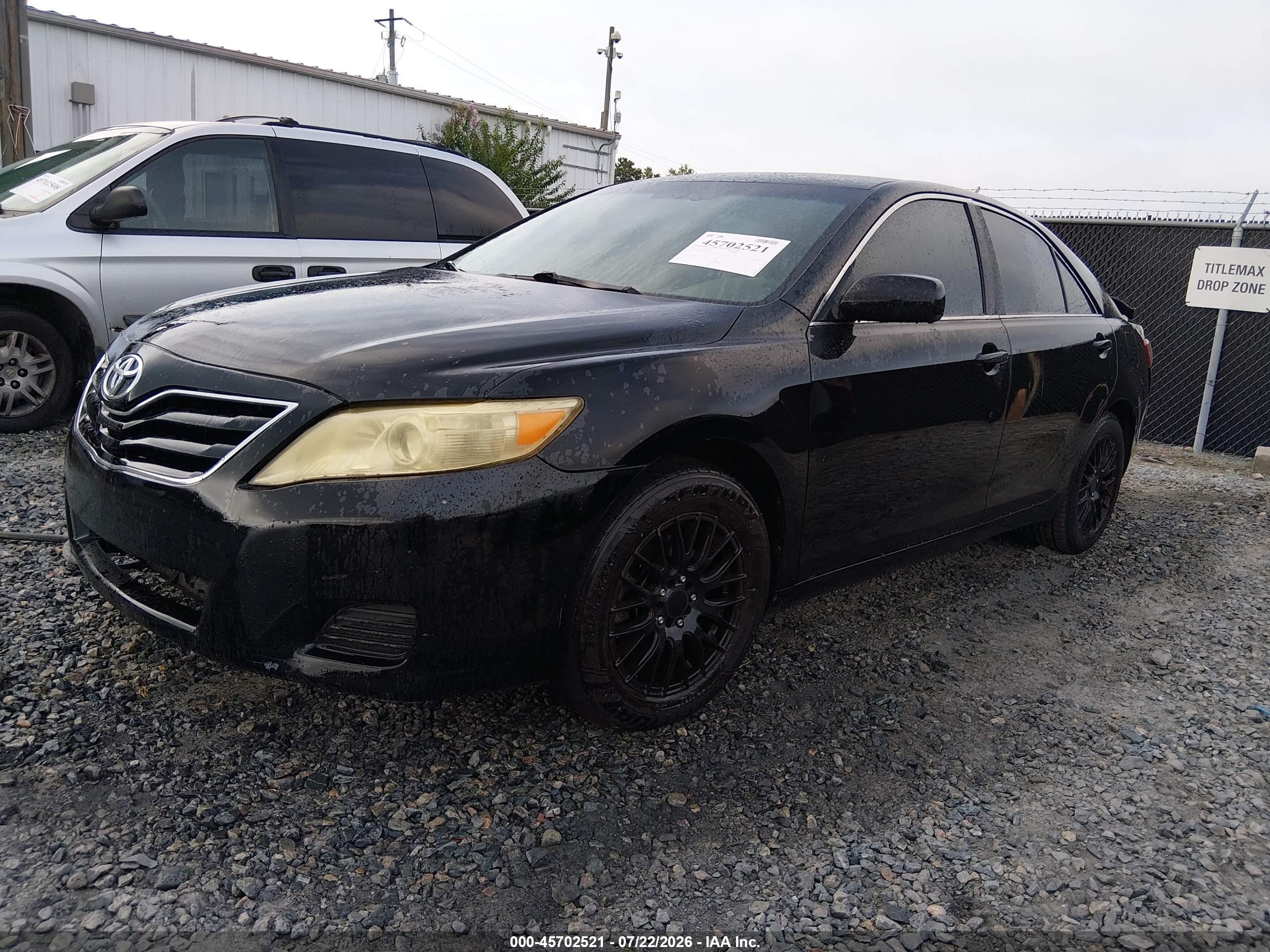 2011 Toyota Camry   Черный vin: 4T1BF3EK5BU700137
