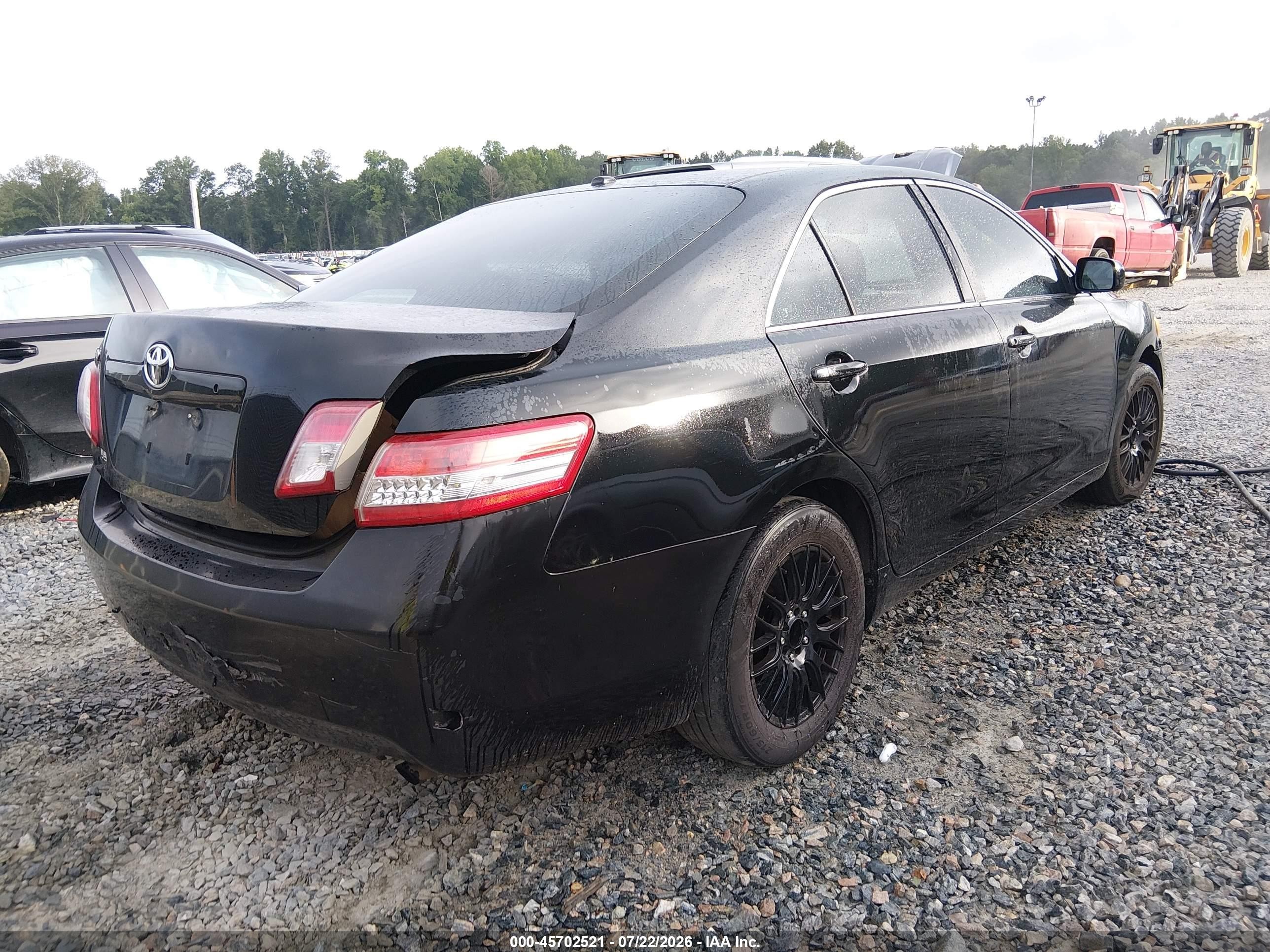 2011 Toyota Camry   Черный vin: 4T1BF3EK5BU700137