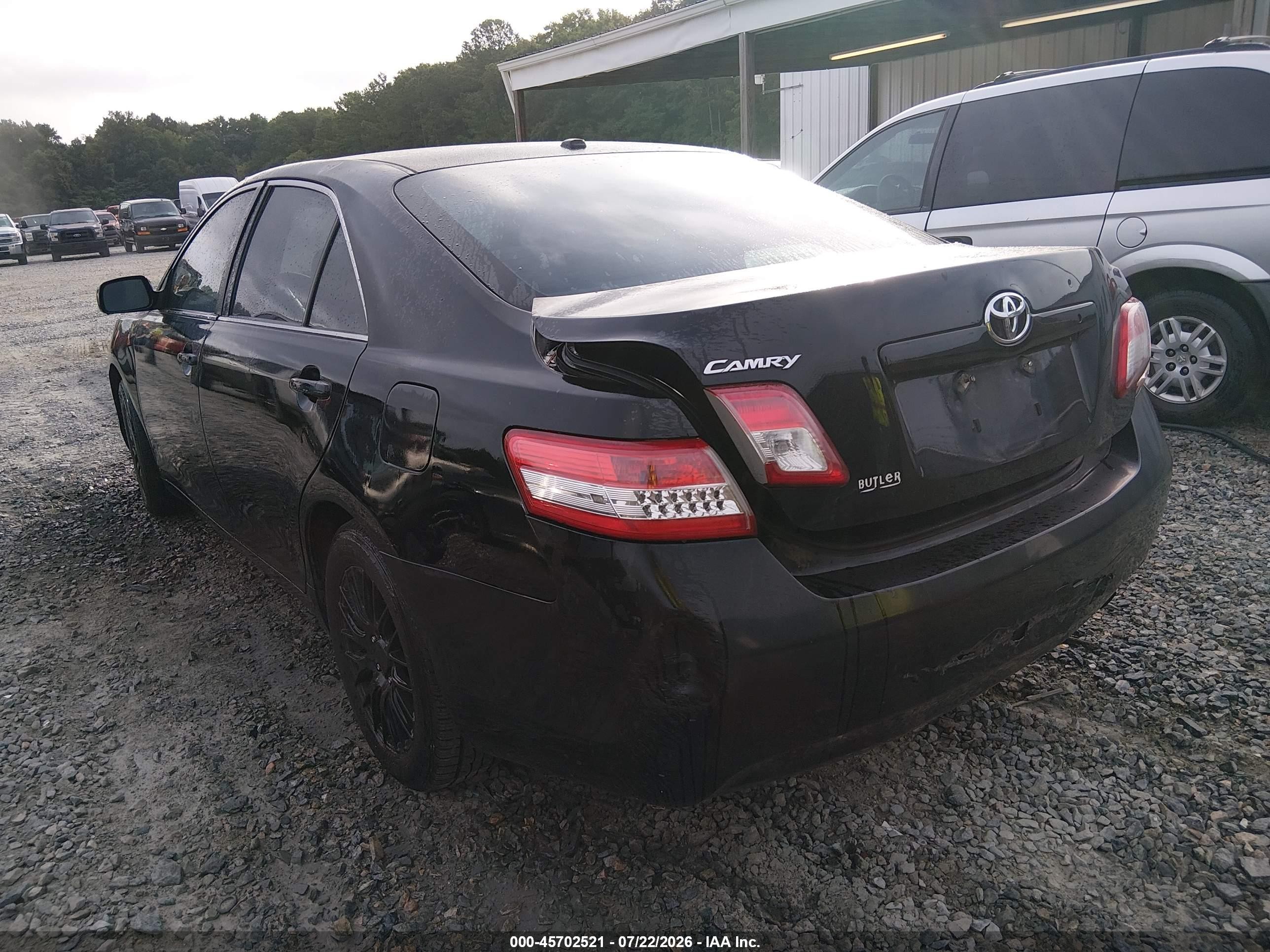 2011 Toyota Camry   Черный vin: 4T1BF3EK5BU700137