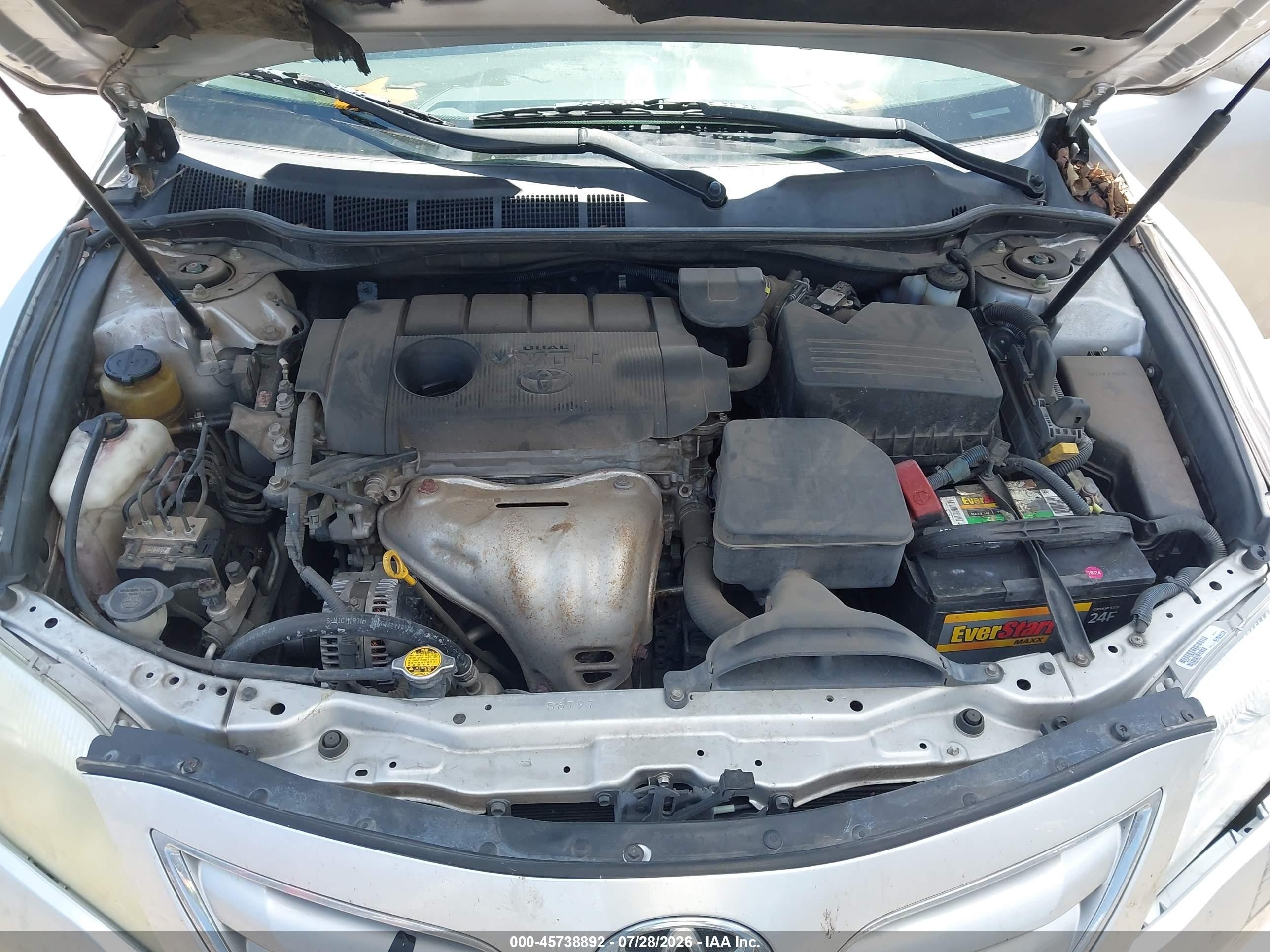 2011 Toyota Camry Le Silver vin: 4T1BF3EK5BU716743