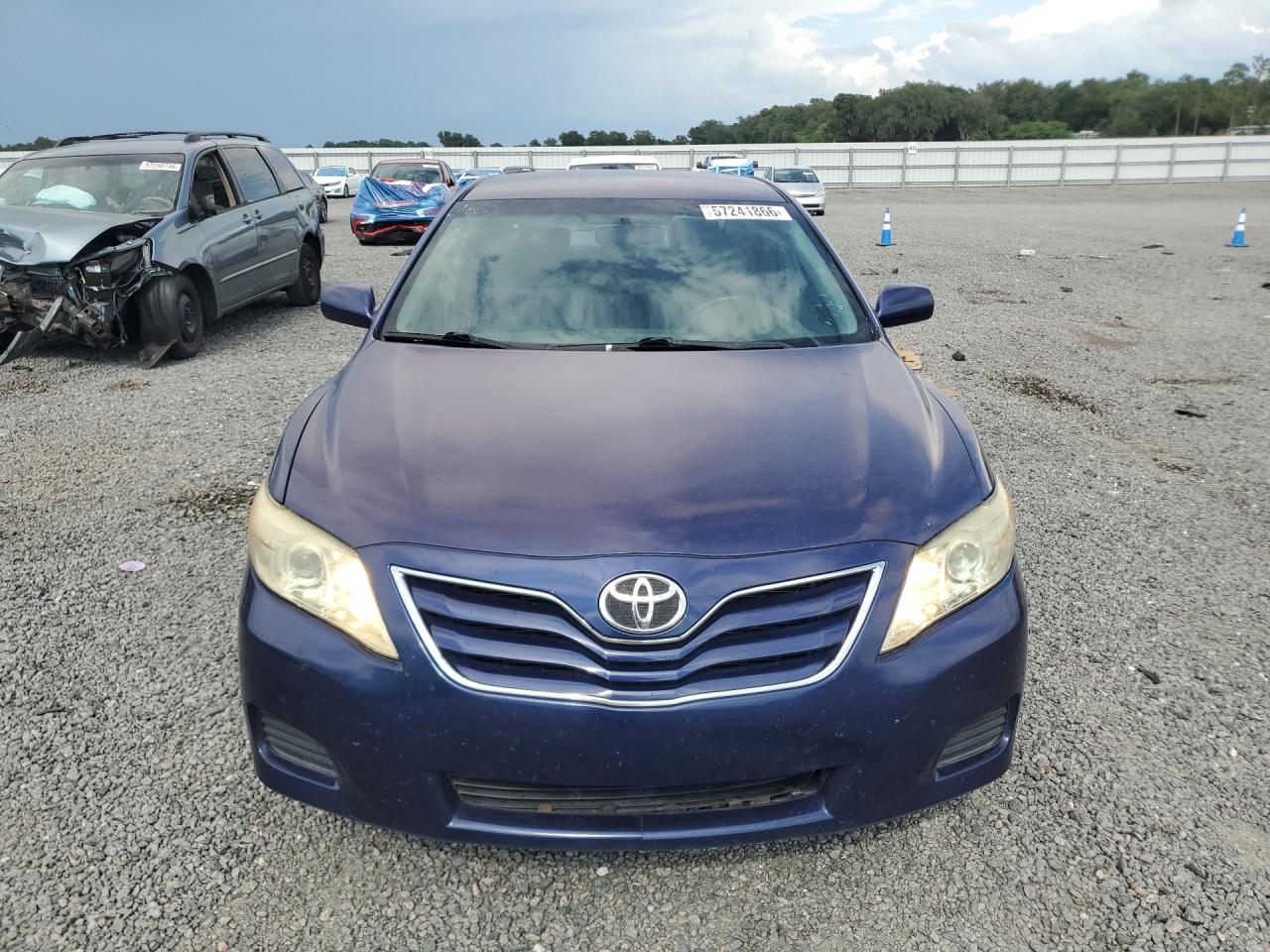 2011 Toyota Camry Base Blue vin: 4T1BF3EK5BU731355