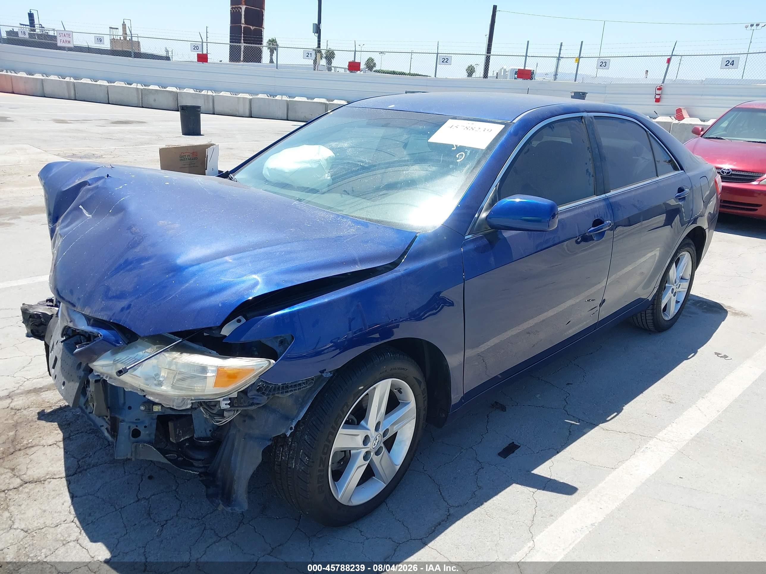 2011 Toyota Camry Le Синий vin: 4T1BF3EK5BU737303