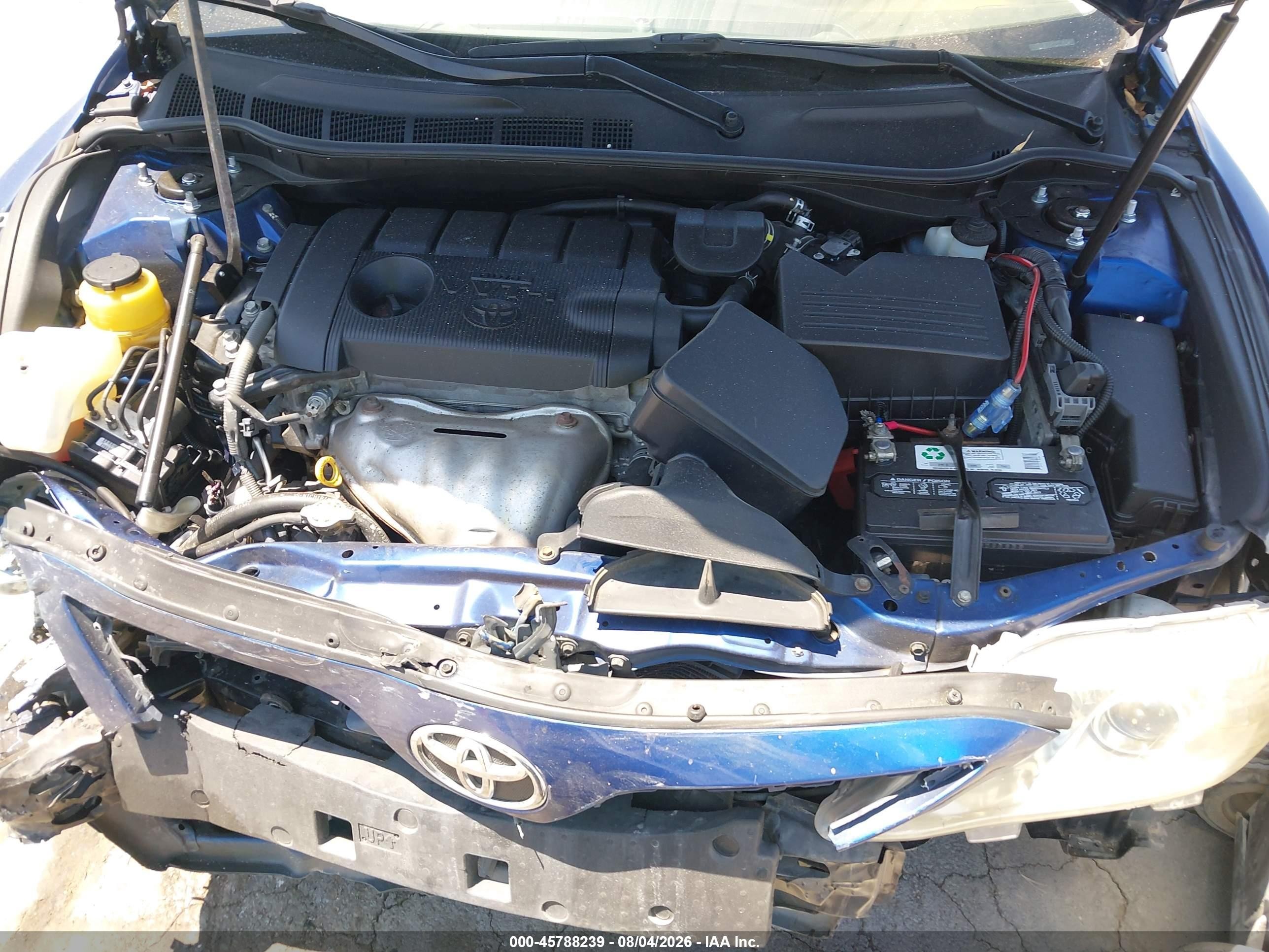 2011 Toyota Camry Le Синий vin: 4T1BF3EK5BU737303