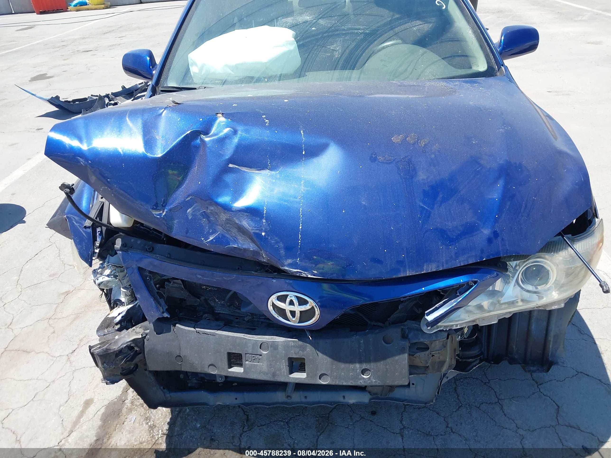 2011 Toyota Camry Le Синий vin: 4T1BF3EK5BU737303