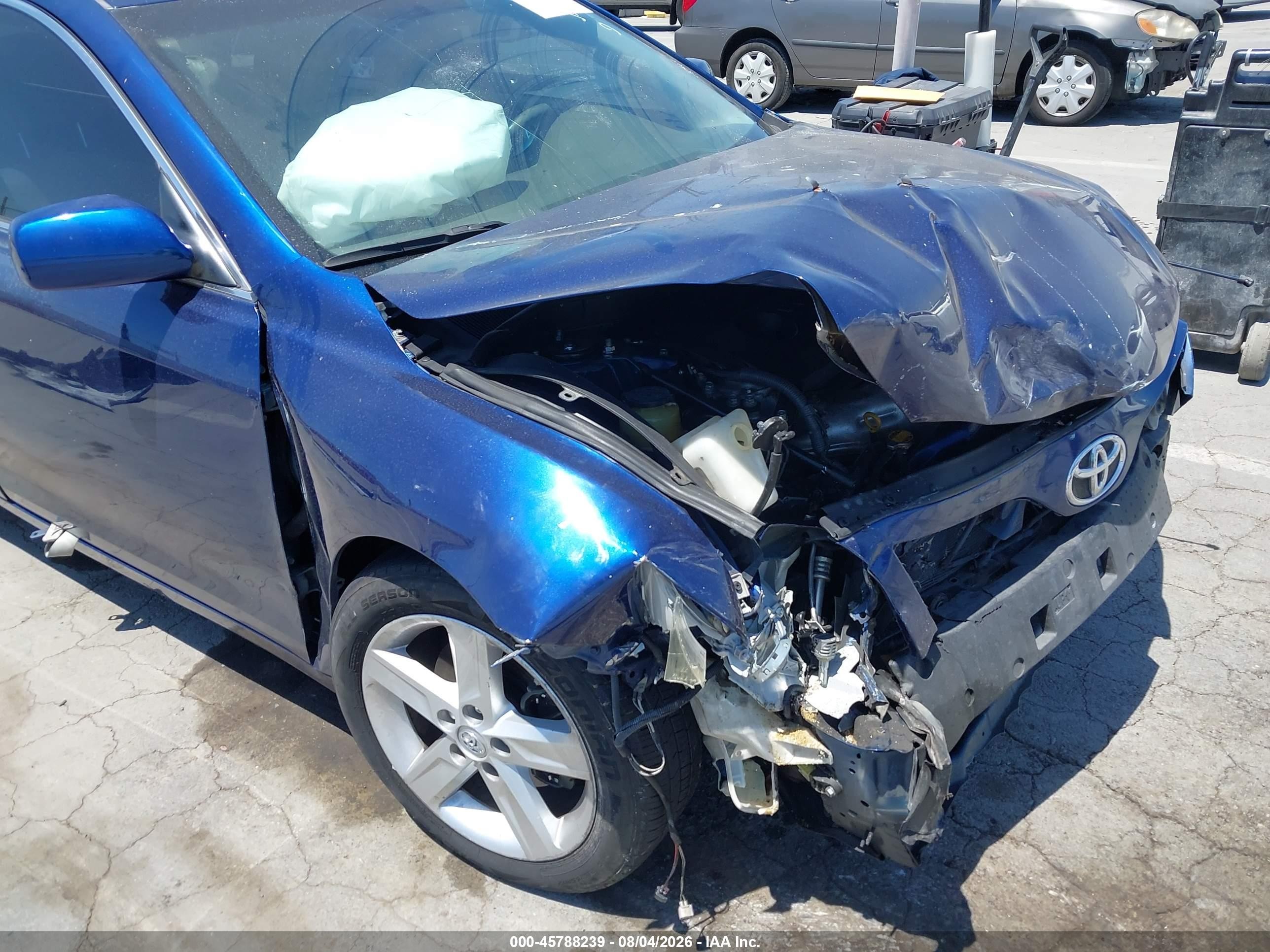 2011 Toyota Camry Le Синий vin: 4T1BF3EK5BU737303