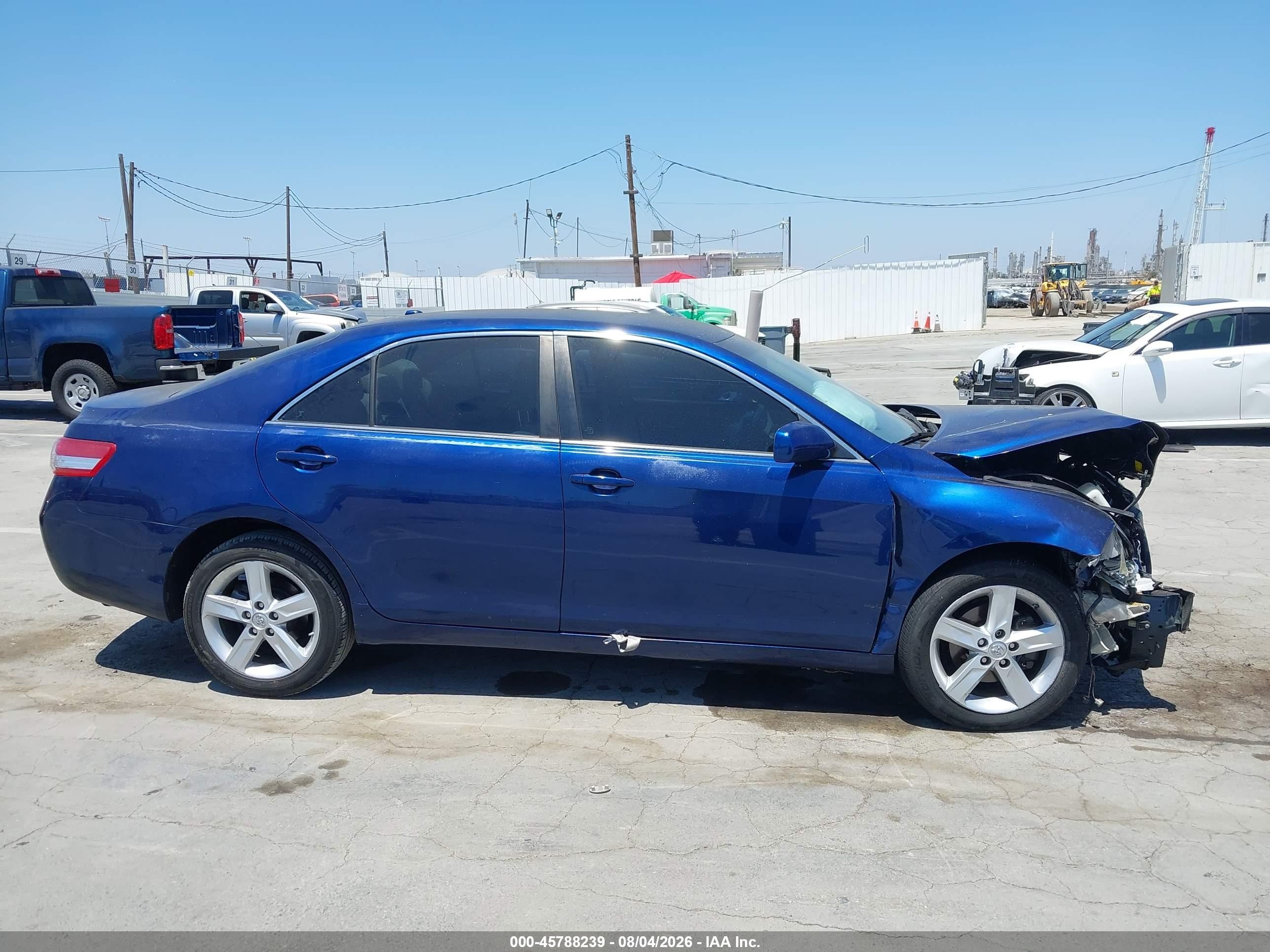 2011 Toyota Camry Le Синий vin: 4T1BF3EK5BU737303