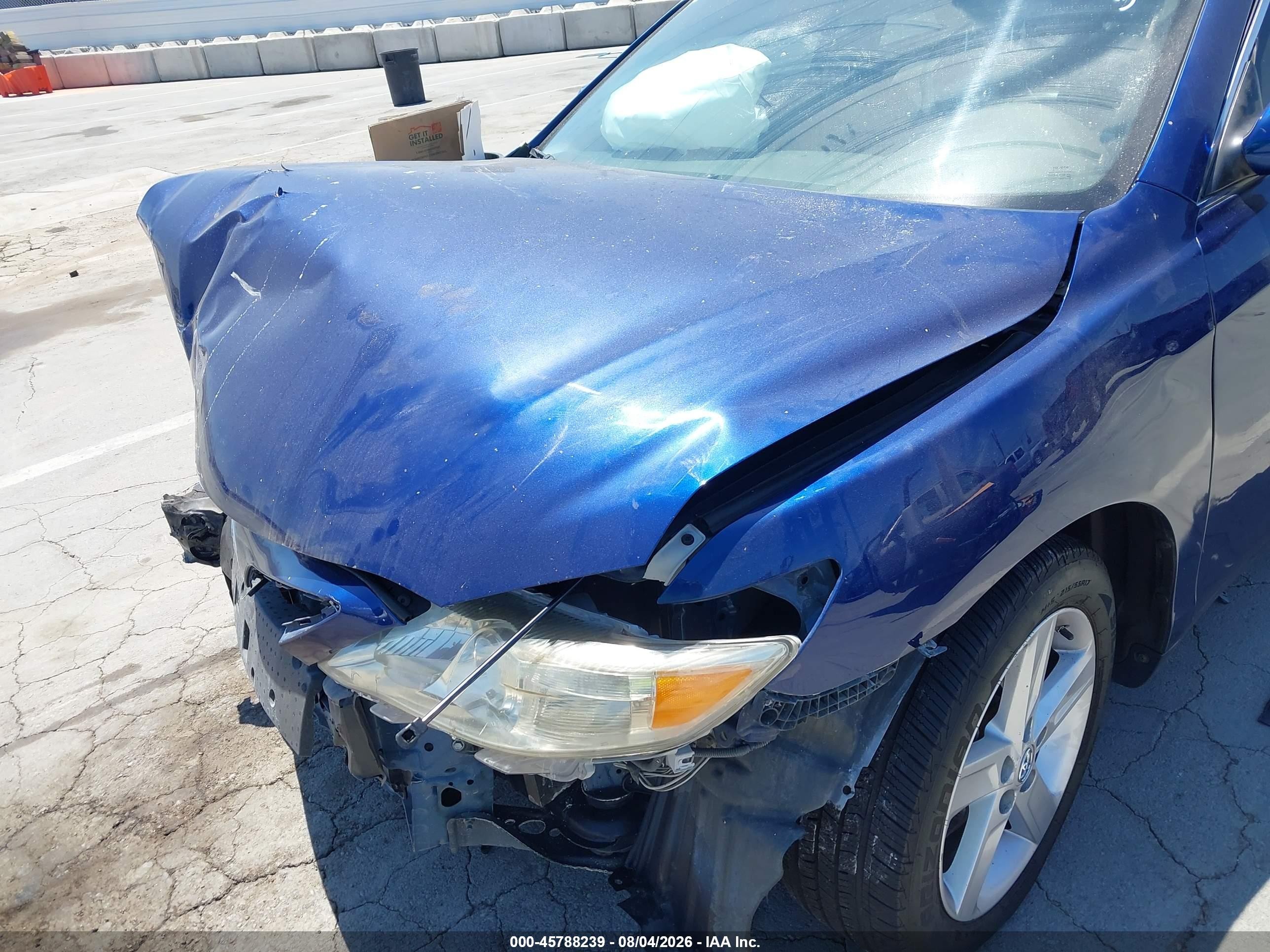2011 Toyota Camry Le Синий vin: 4T1BF3EK5BU737303