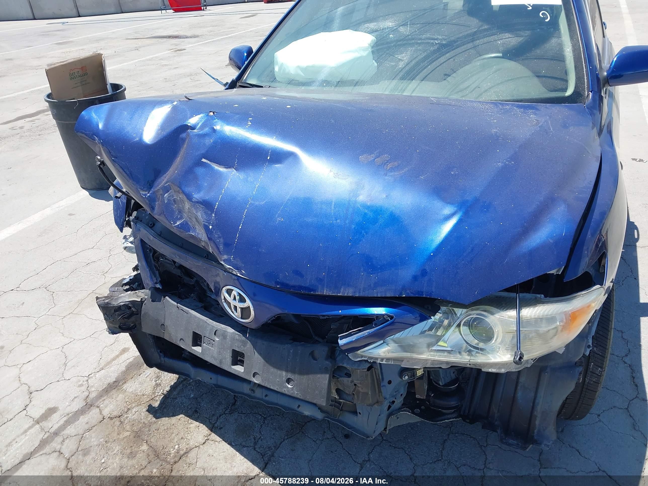 2011 Toyota Camry Le Синий vin: 4T1BF3EK5BU737303