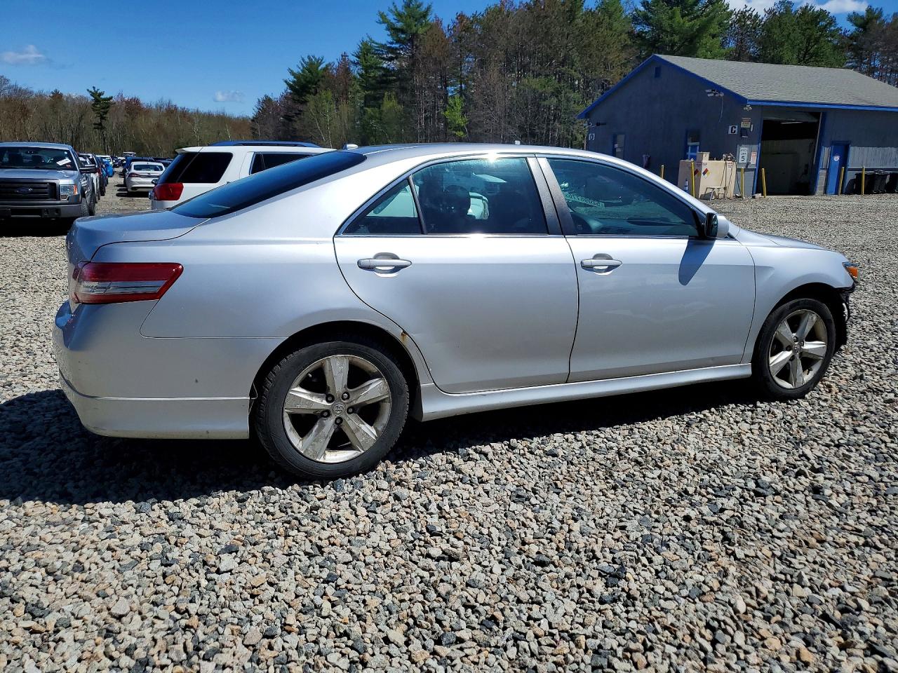 2011 Toyota Camry Se Silver vin: 4T1BF3EK5BU742789