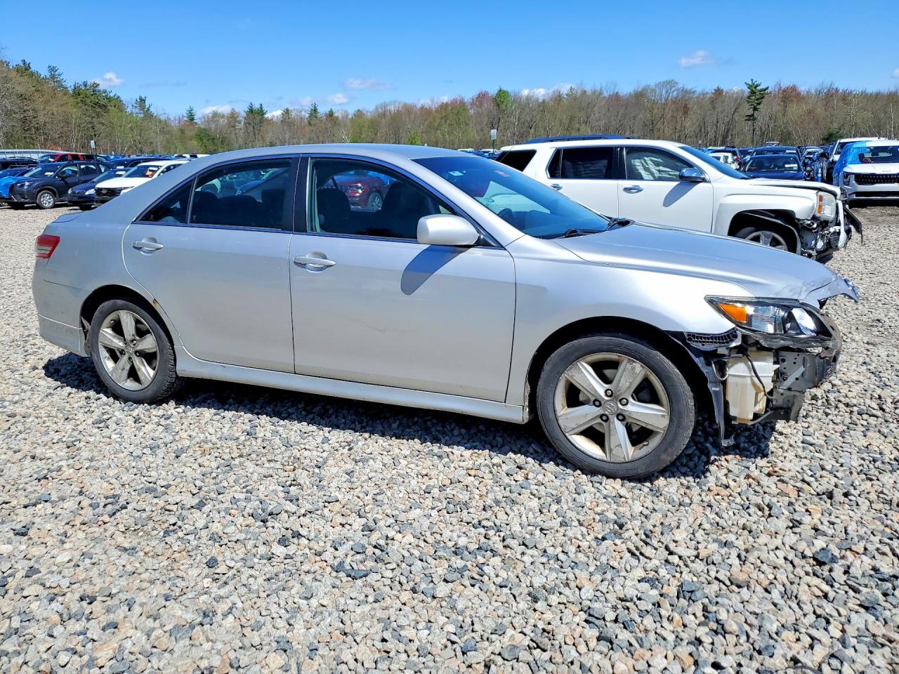 2011 Toyota Camry Se Silver vin: 4T1BF3EK5BU742789