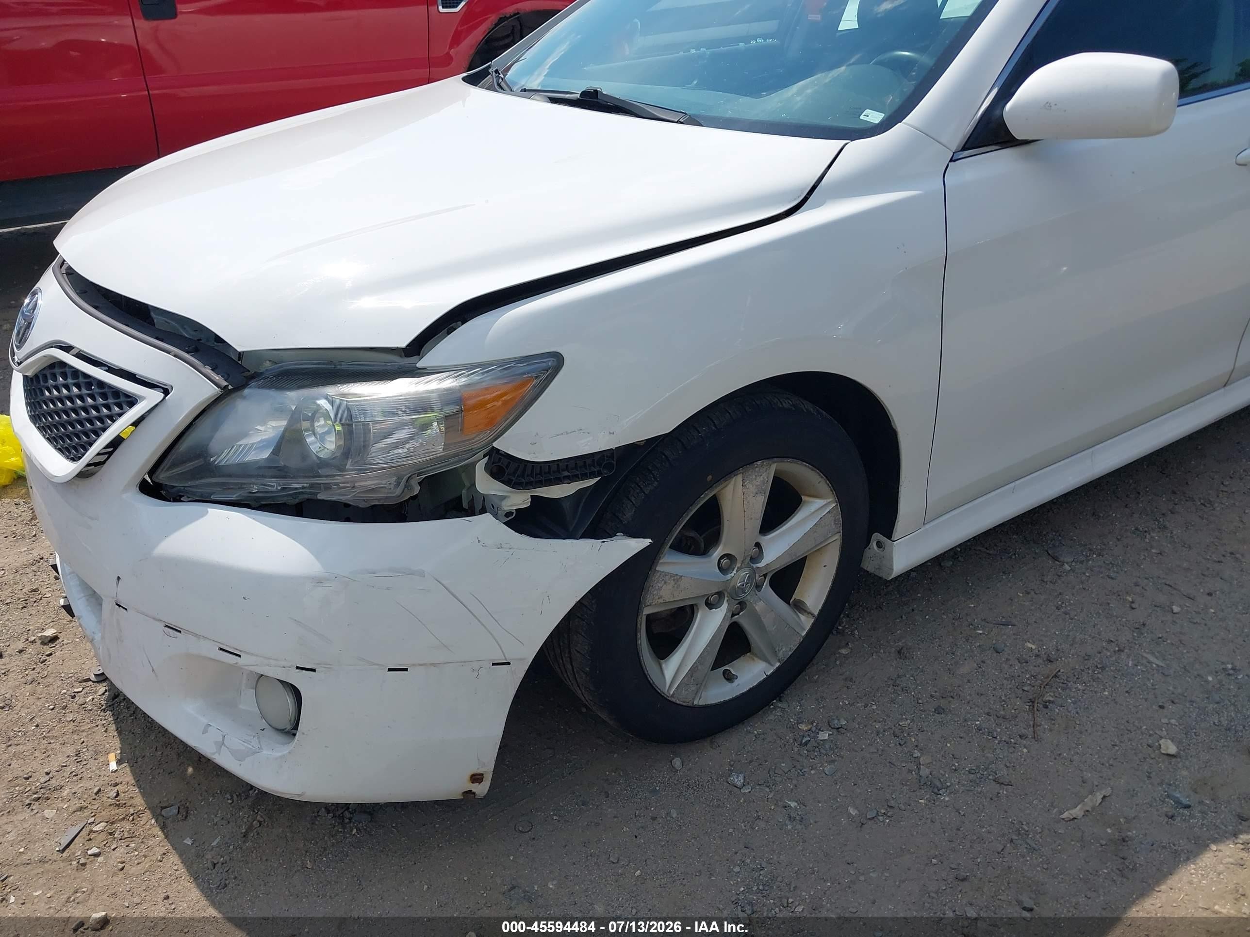 2011 Toyota Camry Se White vin: 4T1BF3EK5BU756904