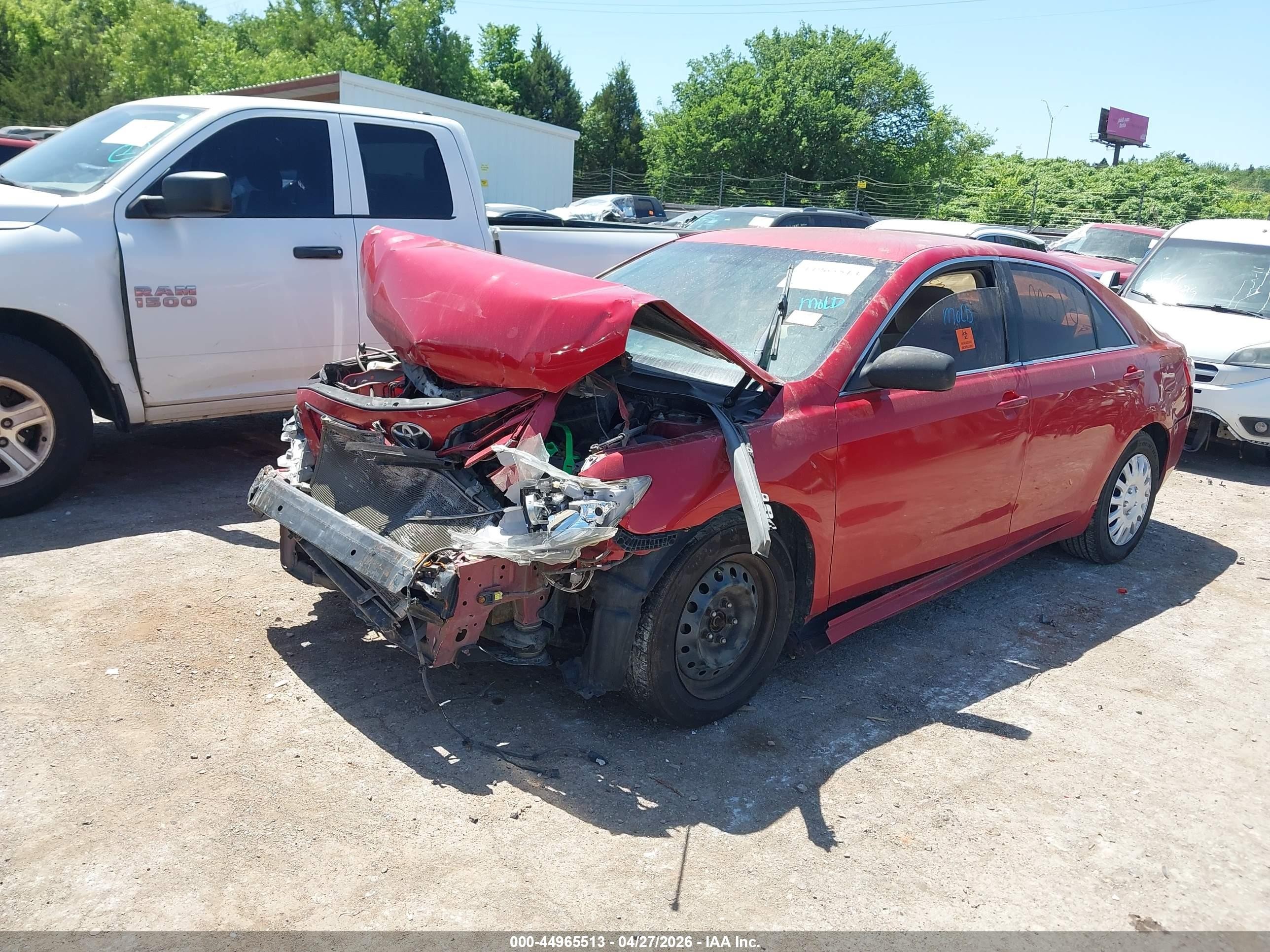2010 Toyota Camry Le Red vin: 4T1BF3EK6AU028023