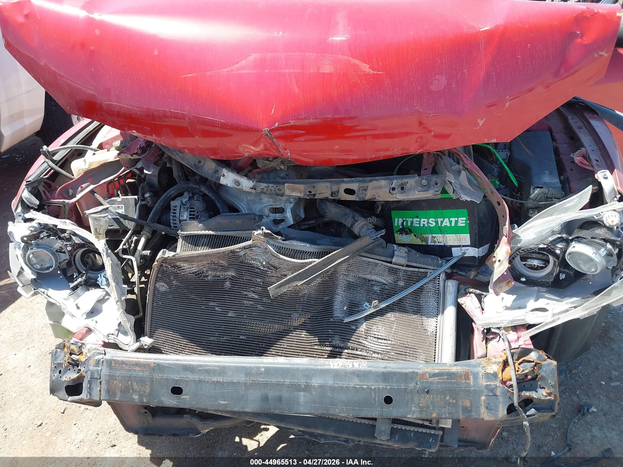2010 Toyota Camry Le Red vin: 4T1BF3EK6AU028023
