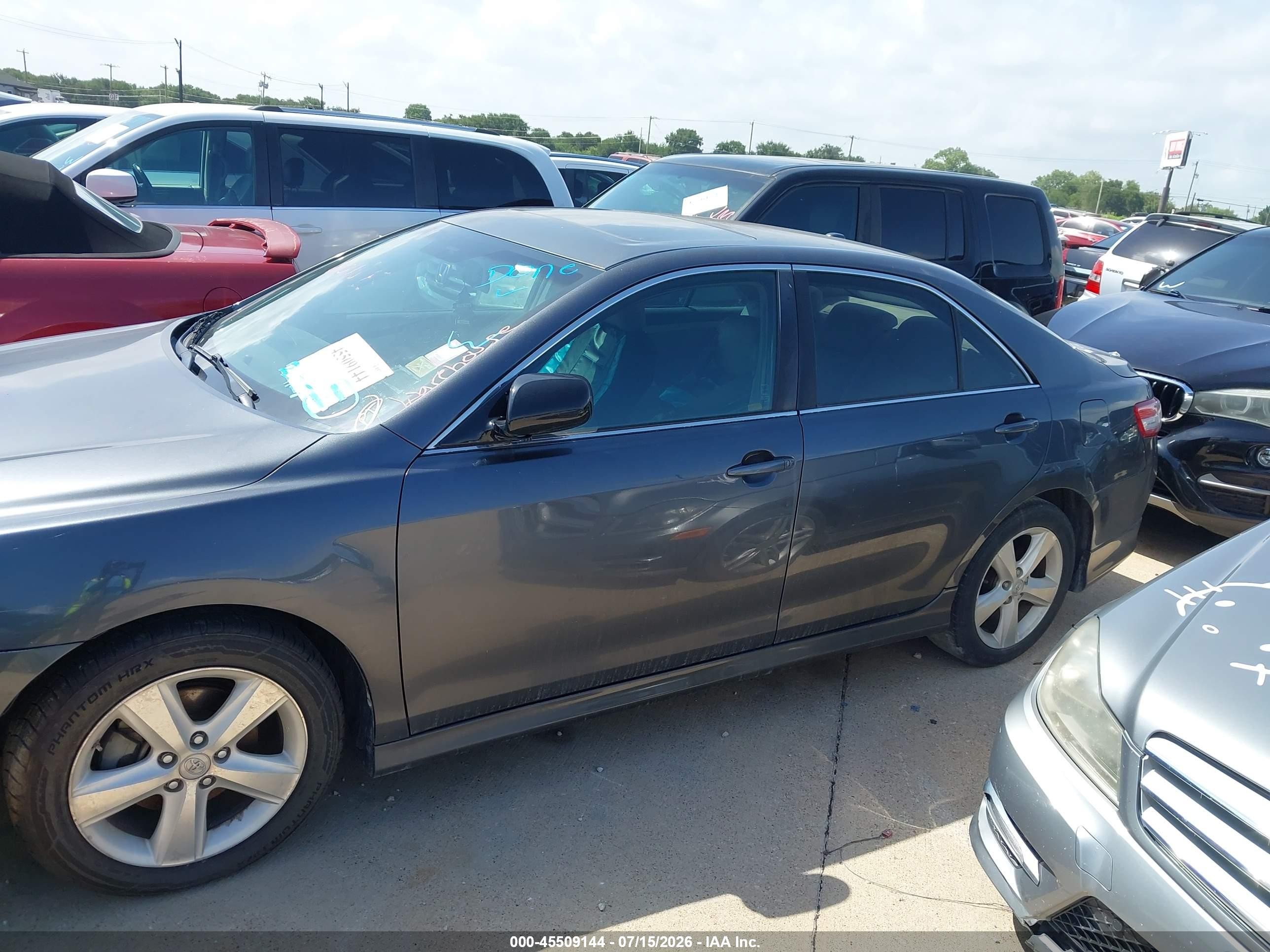 2010 Toyota Camry Se Gray vin: 4T1BF3EK6AU042780