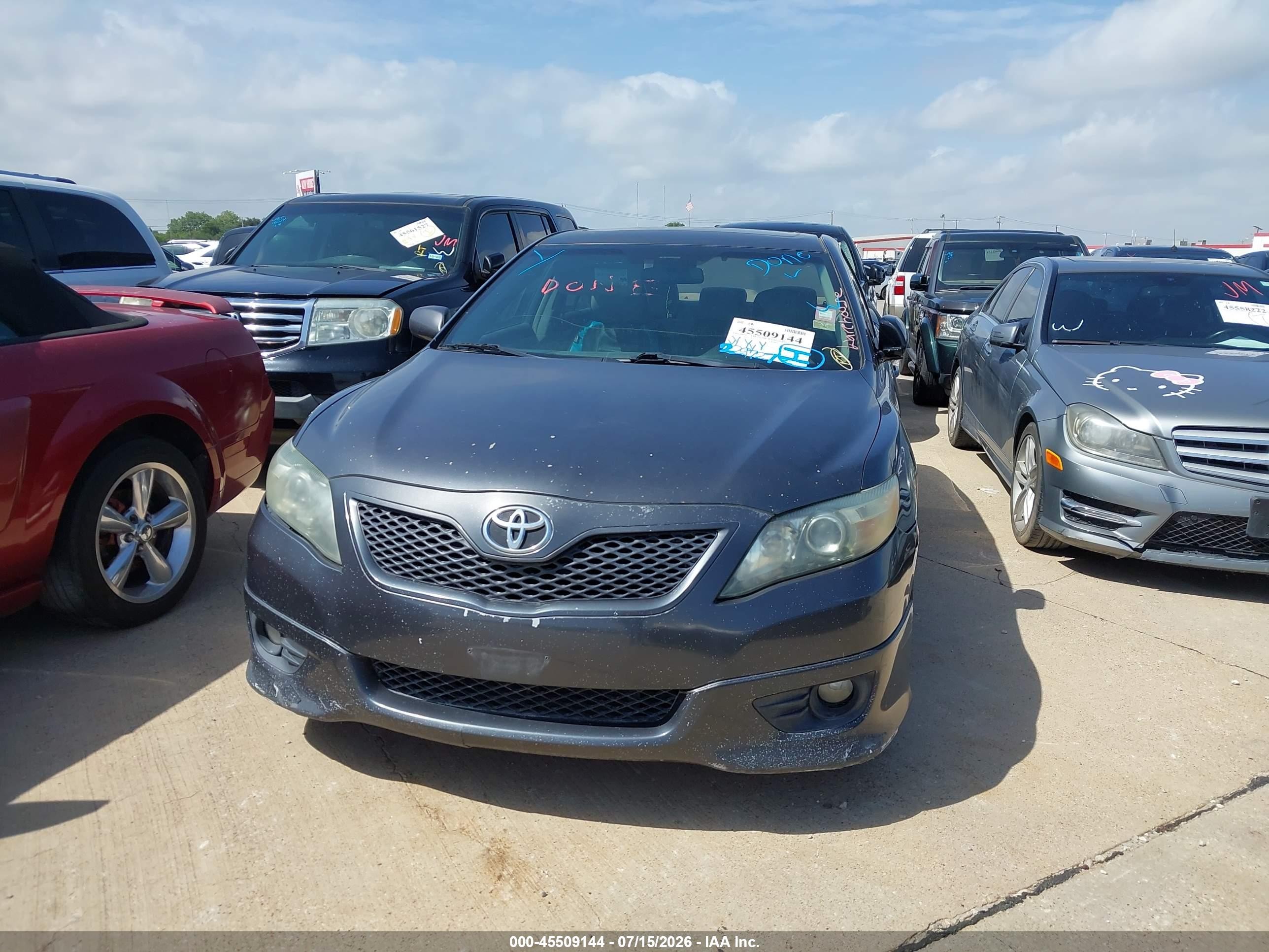 2010 Toyota Camry Se Gray vin: 4T1BF3EK6AU042780