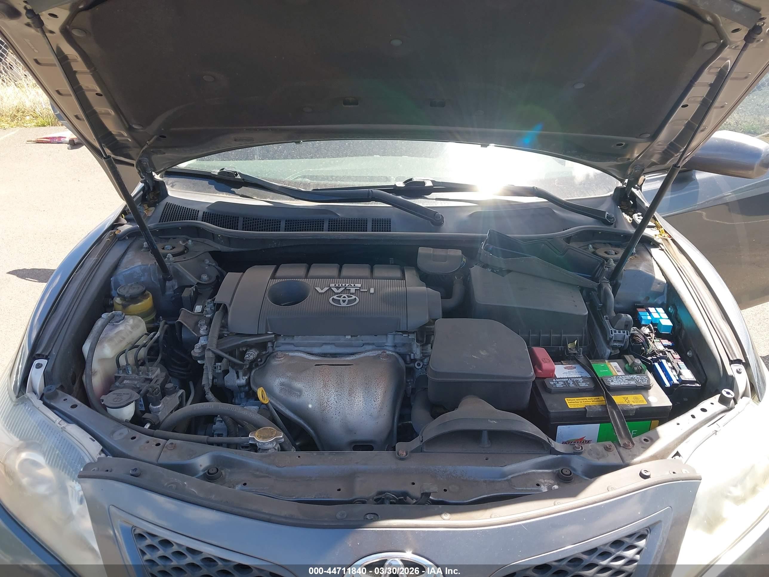 2010 Toyota Camry Se Gray vin: 4T1BF3EK6AU070997