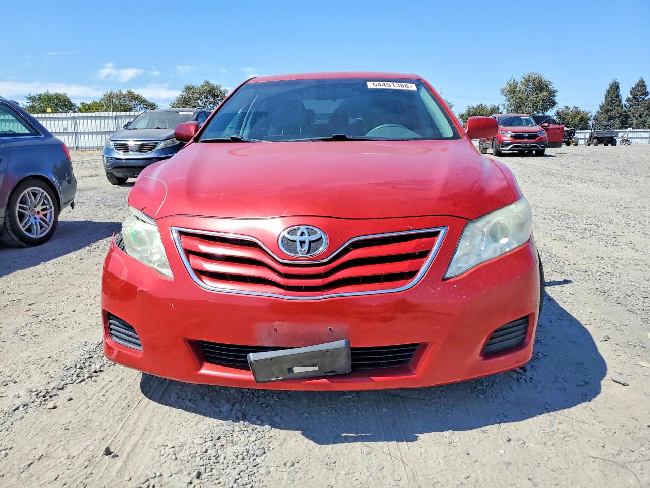 2010 Toyota Camry Le Red vin: 4T1BF3EK6AU090053