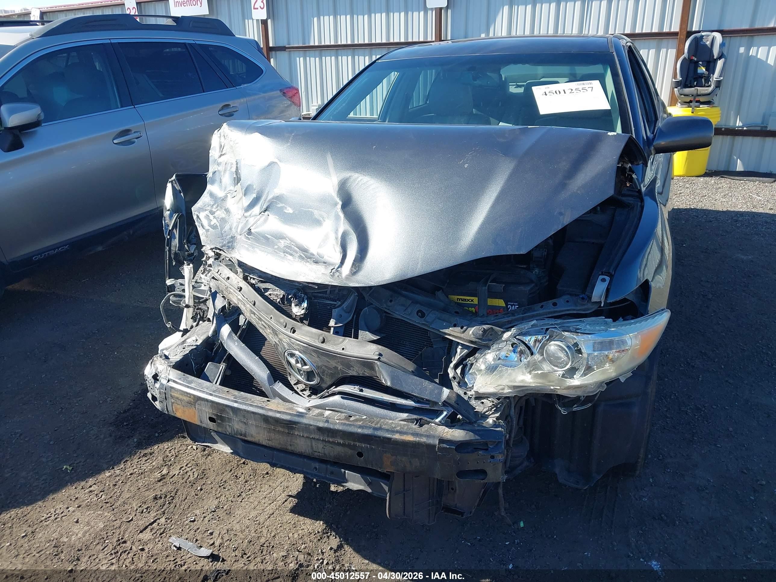 2010 Toyota Camry Xle Gray vin: 4T1BF3EK6AU107322