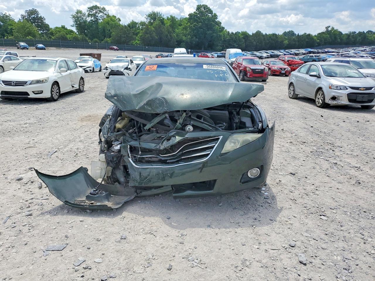 2010 Toyota Camry Xle Зеленый vin: 4T1BF3EK6AU539442