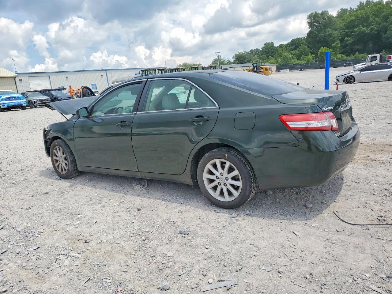 2010 Toyota Camry Xle Зеленый vin: 4T1BF3EK6AU539442
