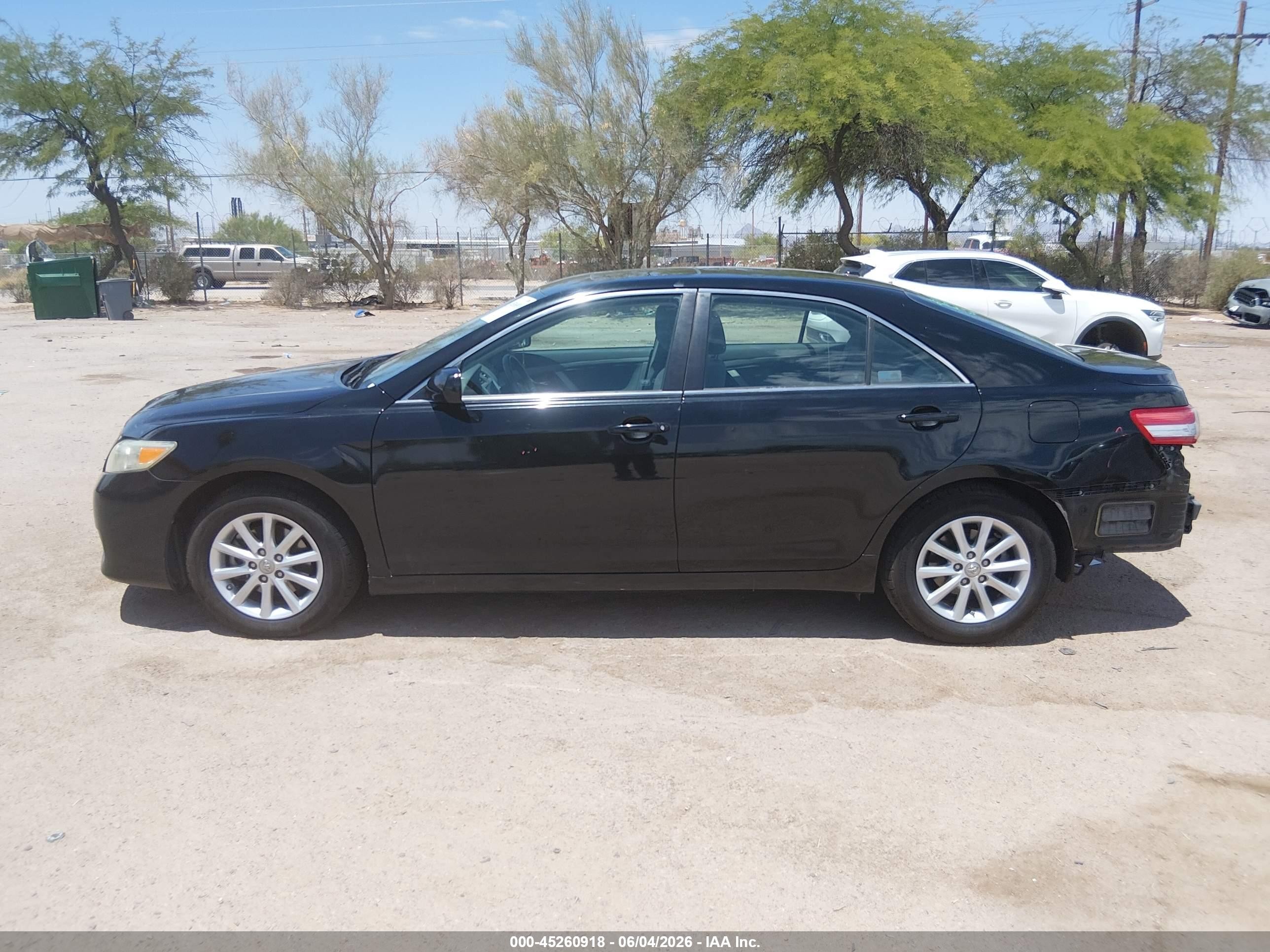 2011 Toyota Camry Xle Black vin: 4T1BF3EK6BU145974