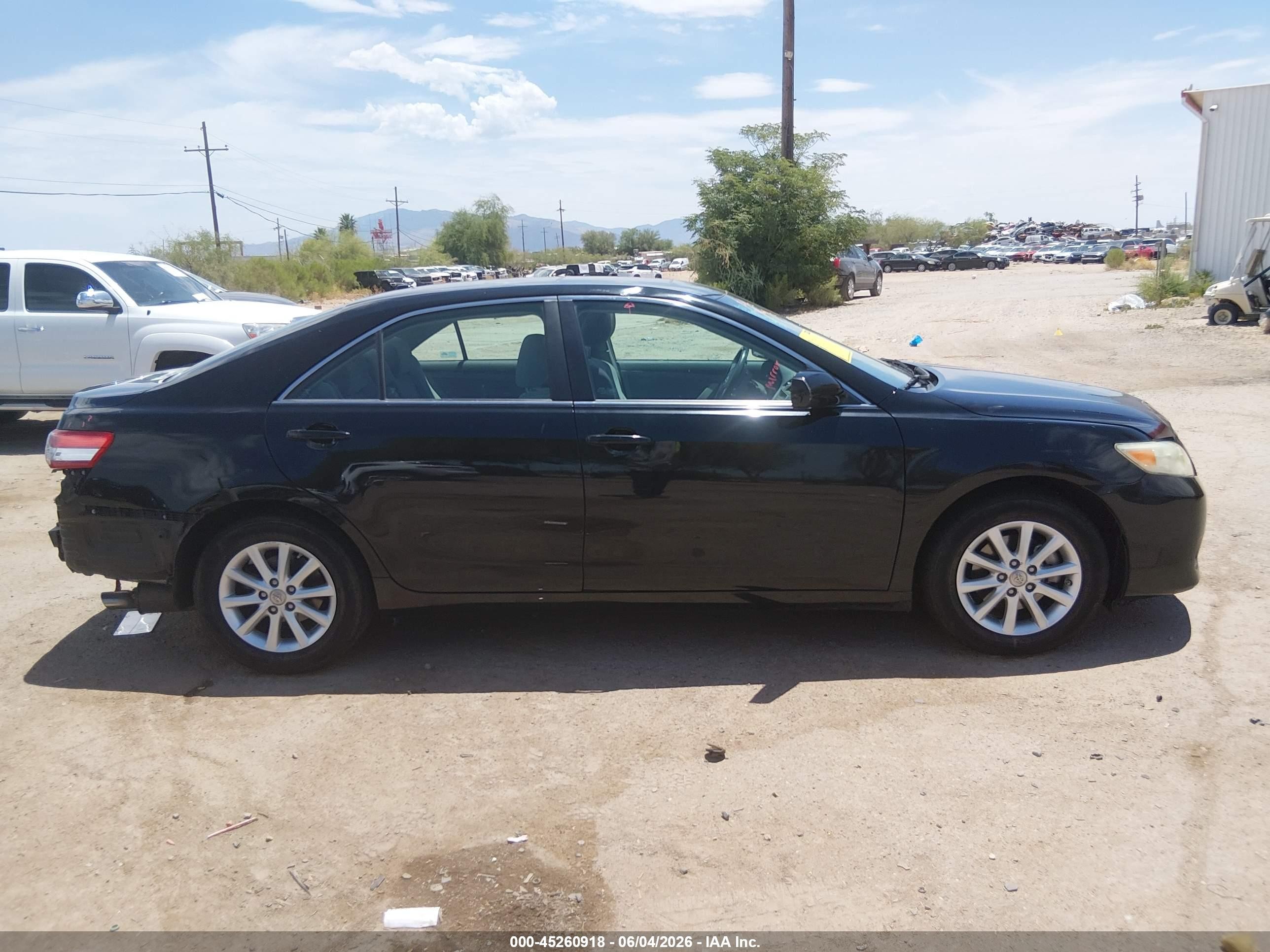 2011 Toyota Camry Xle Black vin: 4T1BF3EK6BU145974