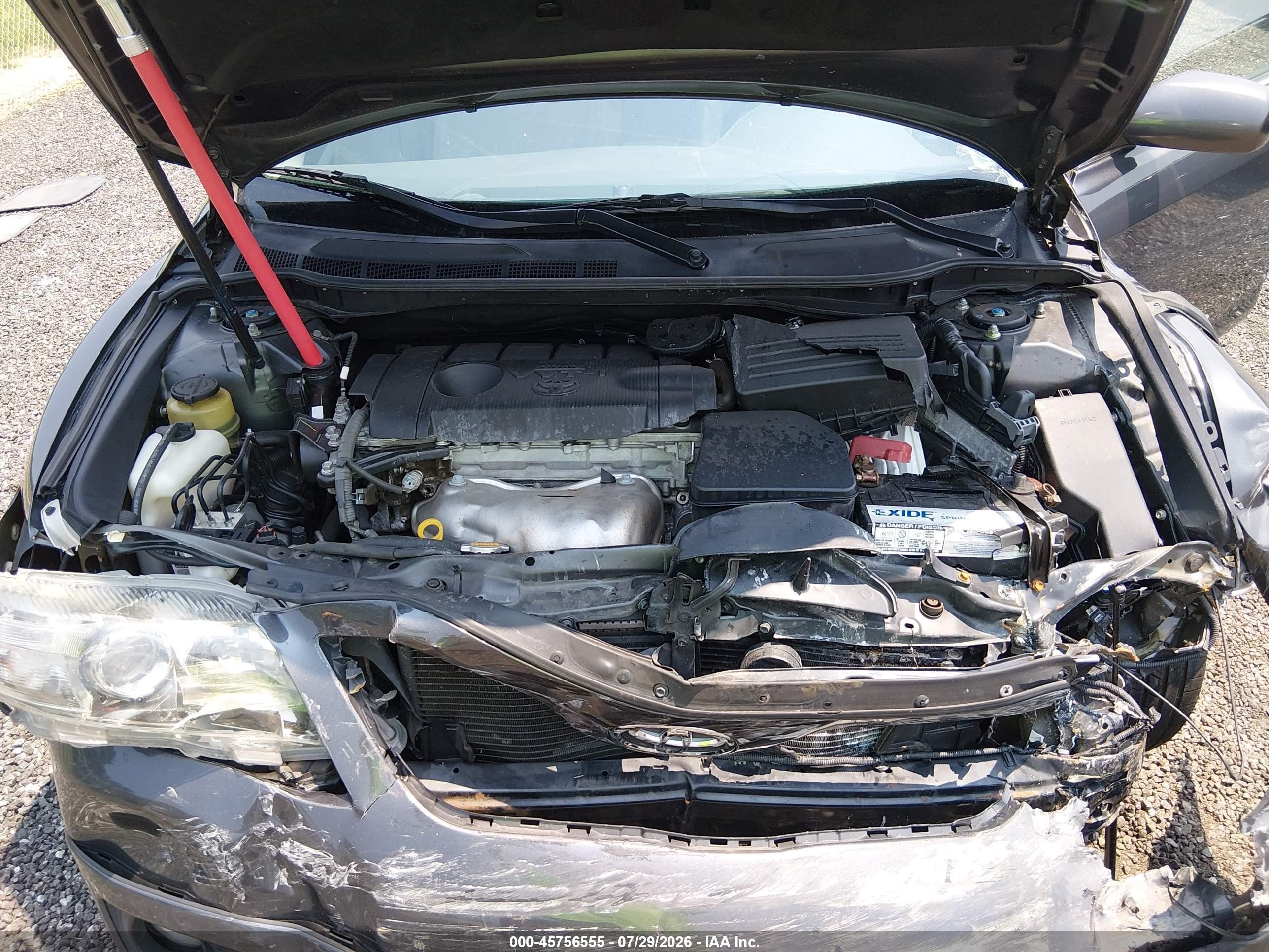 2011 Toyota Camry Se Gray vin: 4T1BF3EK6BU188386