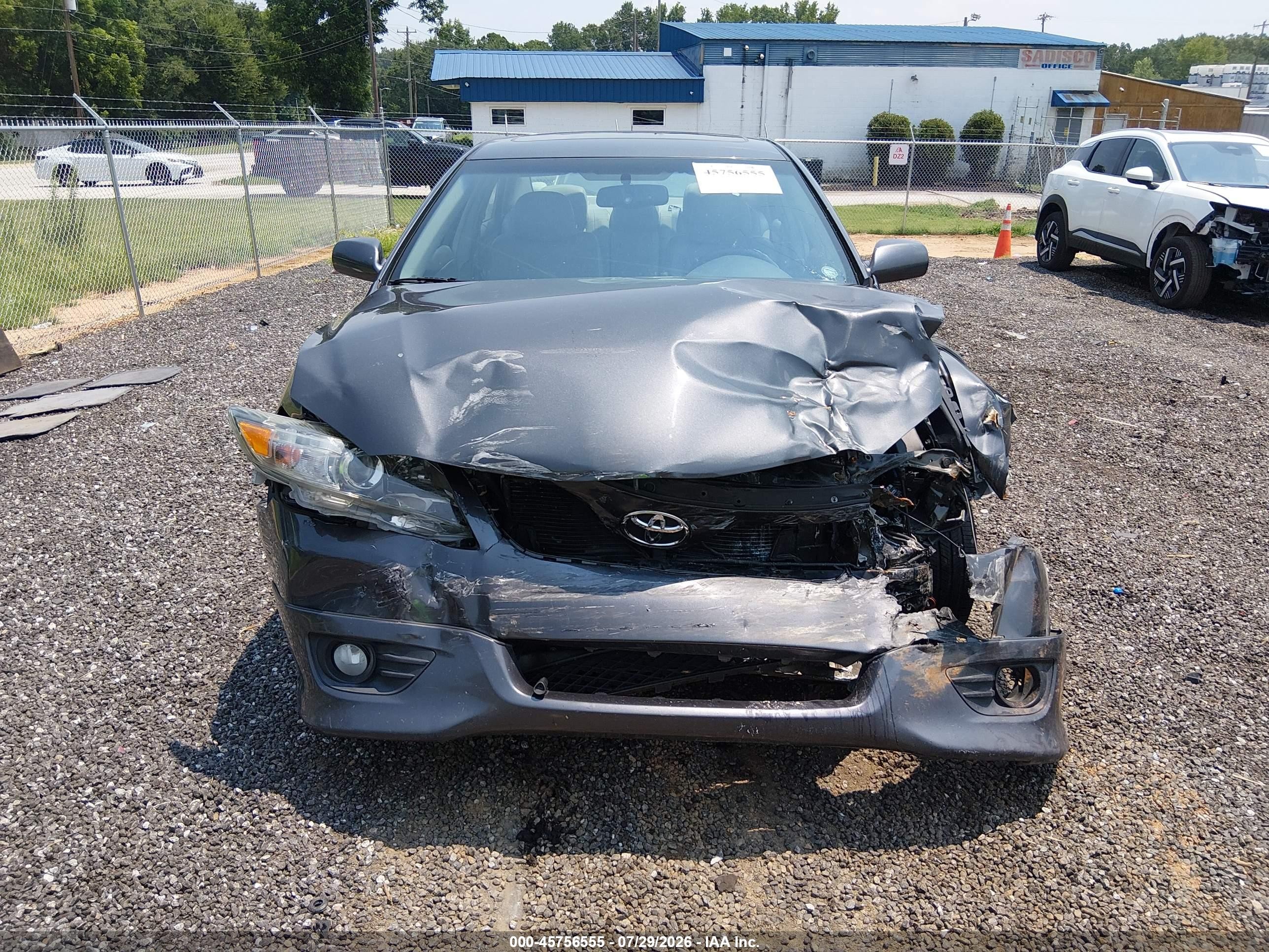 2011 Toyota Camry Se Gray vin: 4T1BF3EK6BU188386